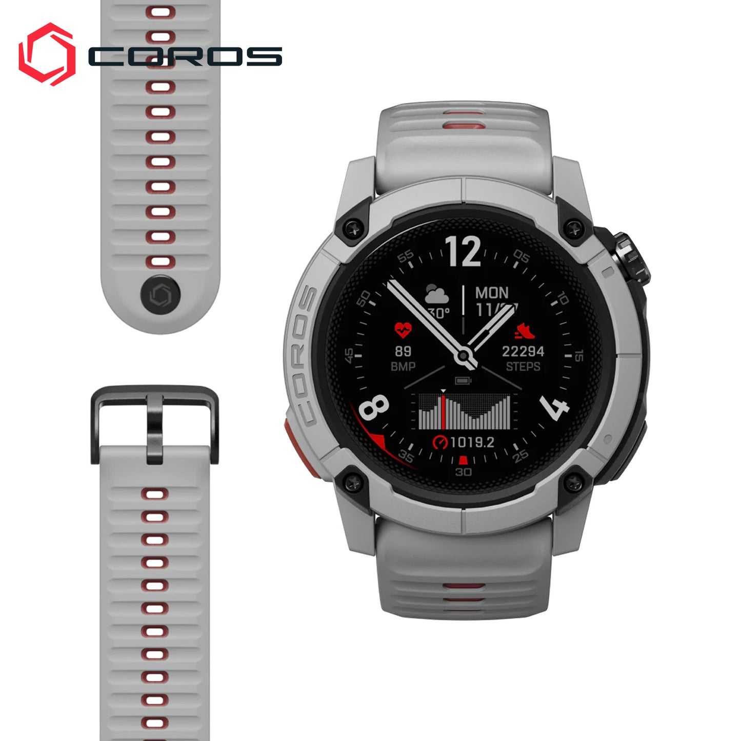 Coros NOMAD GPS Running / Multi-Sport Watch - Ash