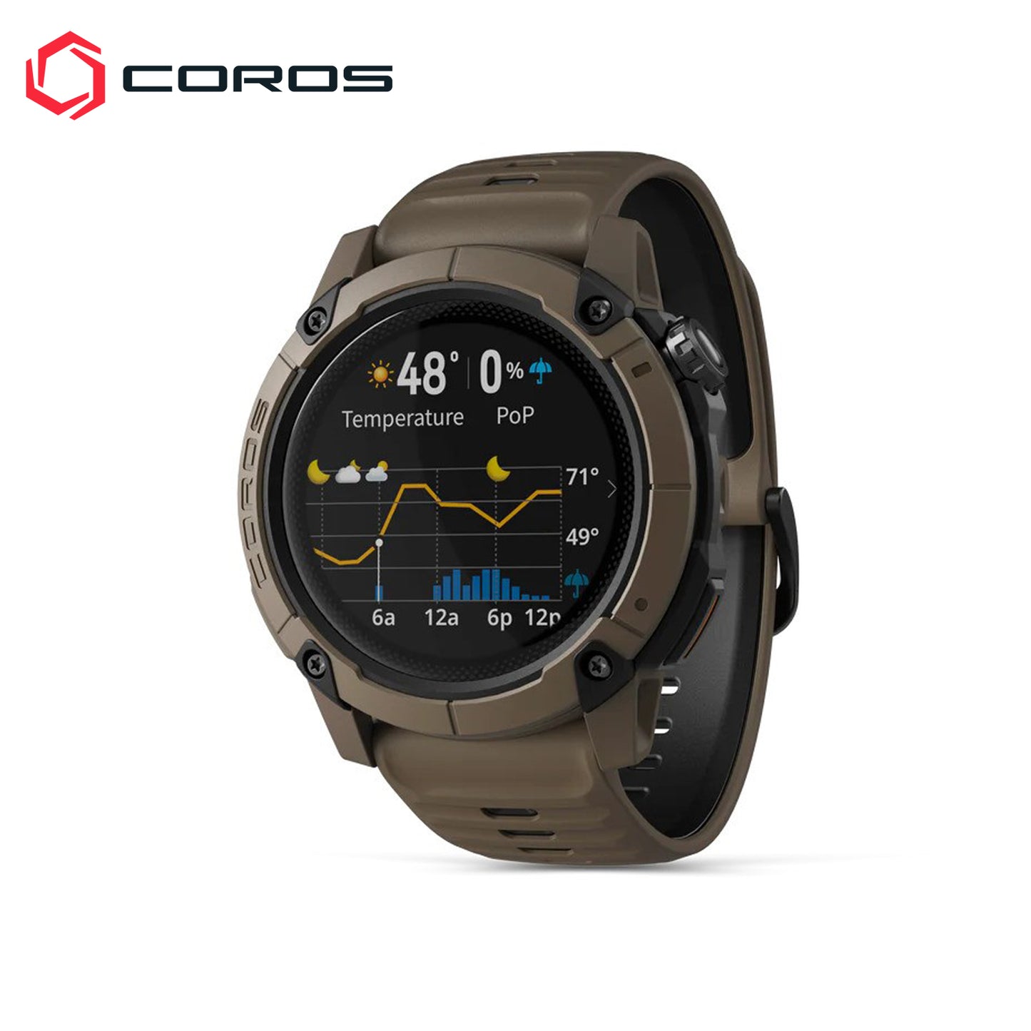 Coros NOMAD GPS Running / Multi-Sport Watch - Brown