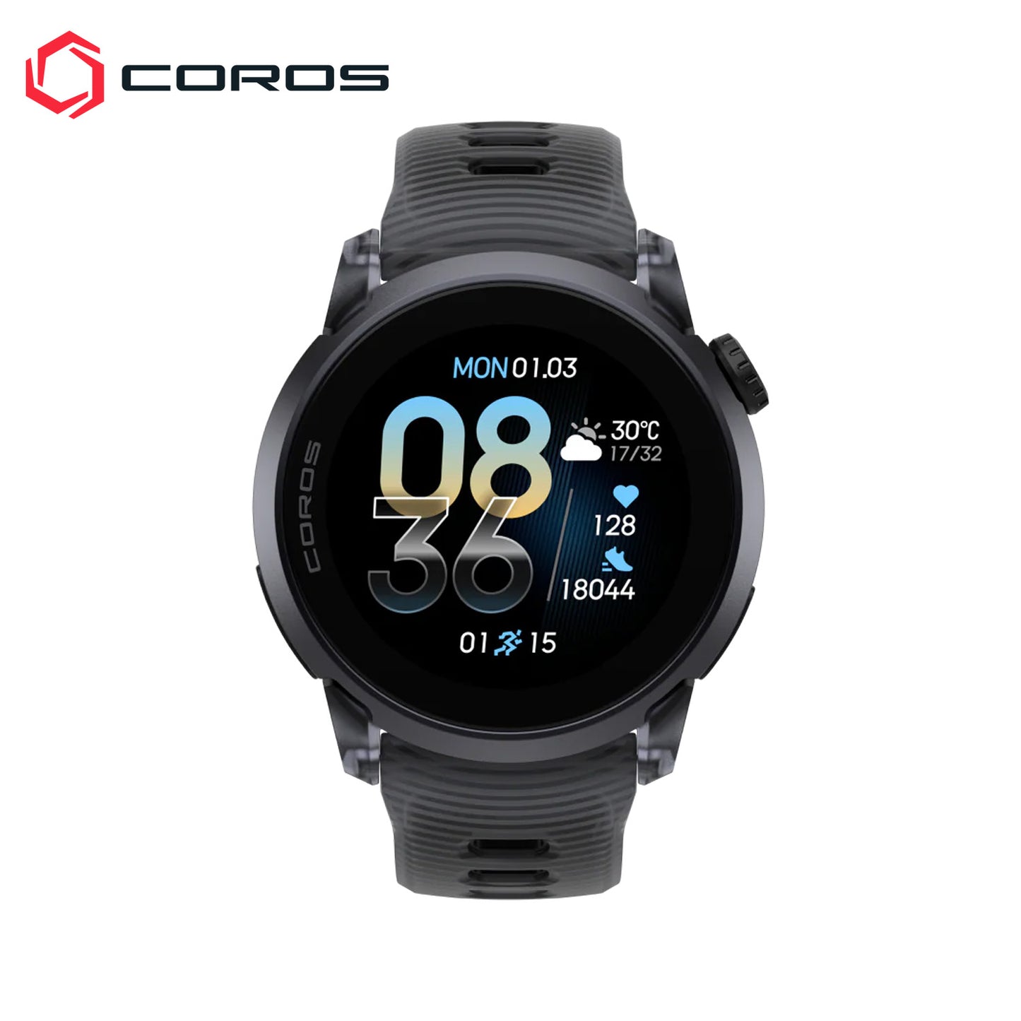 Coros PACE 4 GPS Running / Multi-Sport Watch - Aluminum (Black Crystal)