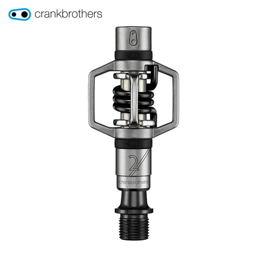 Crankbrothers Eggbeater 2 Clipless Cleat Pedal - Silver w/ Black Spring