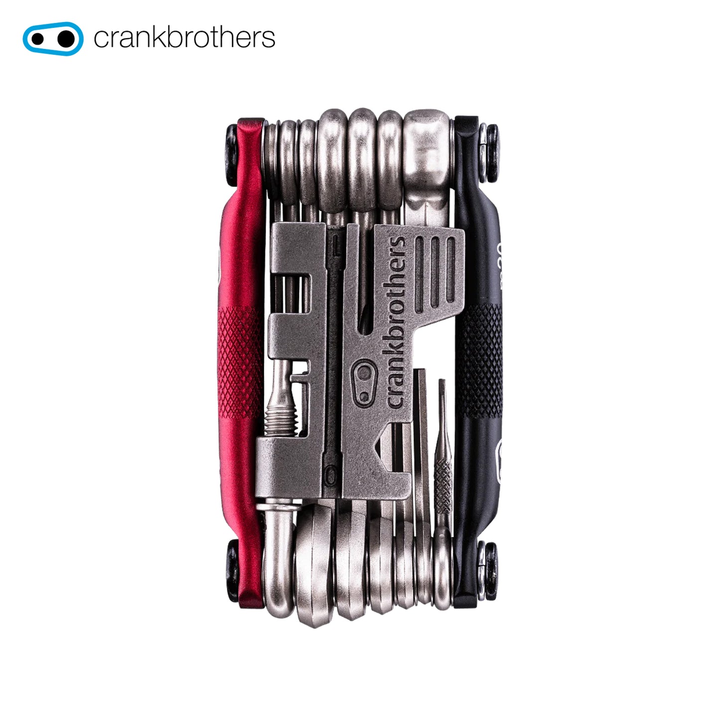 Crankbrothers M20 Multi-Tool with Chain Breaker - Black/Red