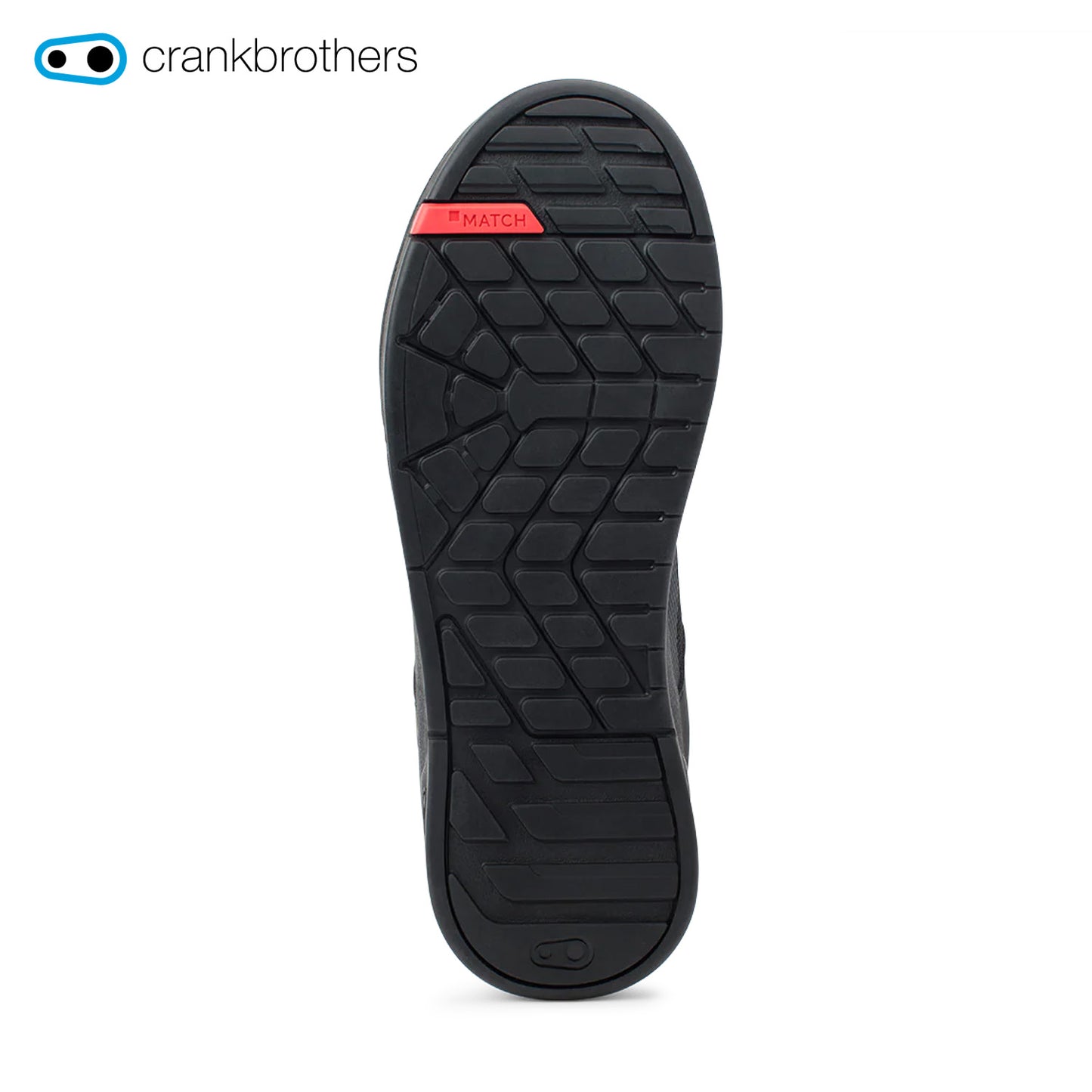 Crankbrothers Stamp Lace Flat Shoes - Black/Red w/ Black Outsole