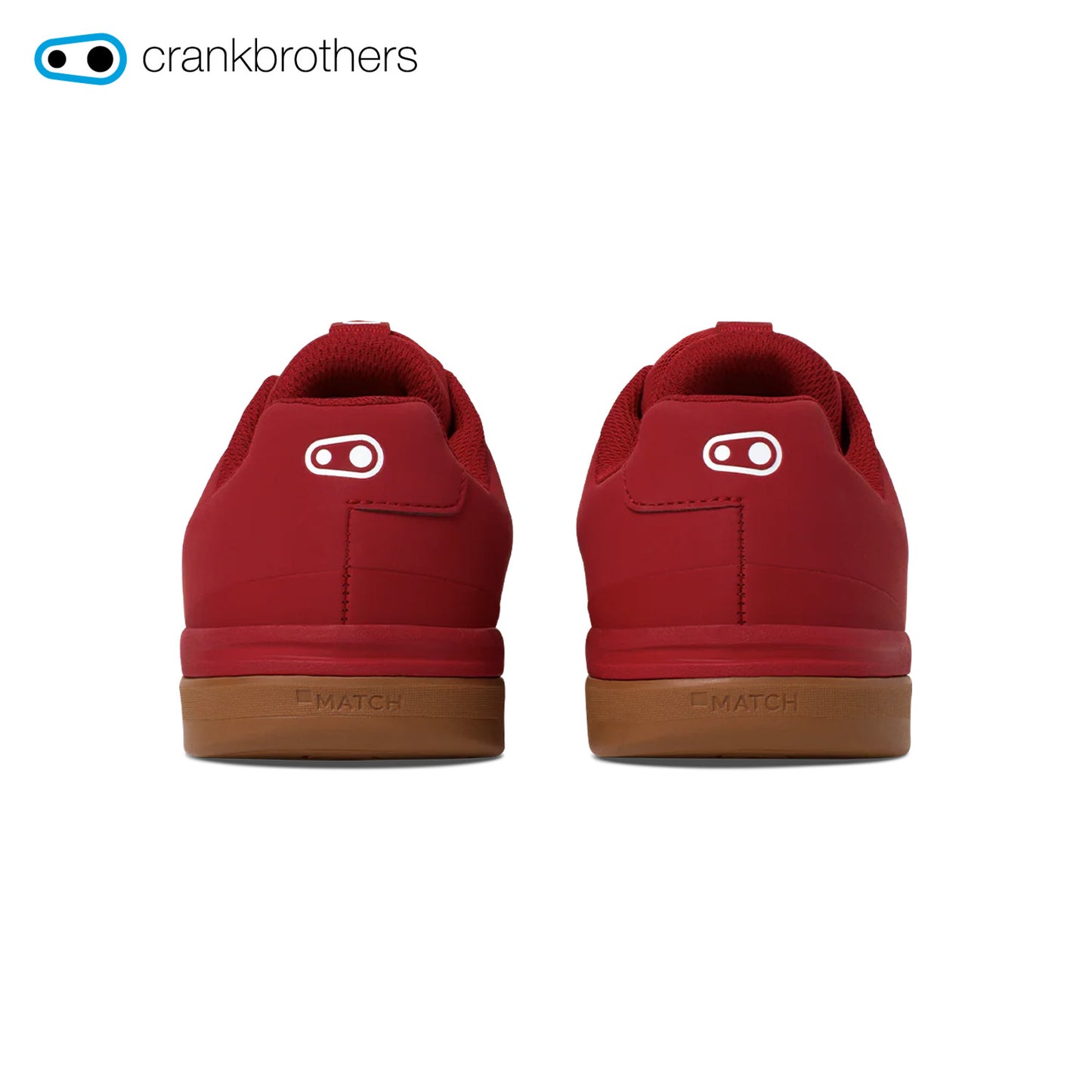 Crankbrothers Stamp Lace Flat Shoes, Pump for Peace Edition - Red/Black w/ Gum Outsole