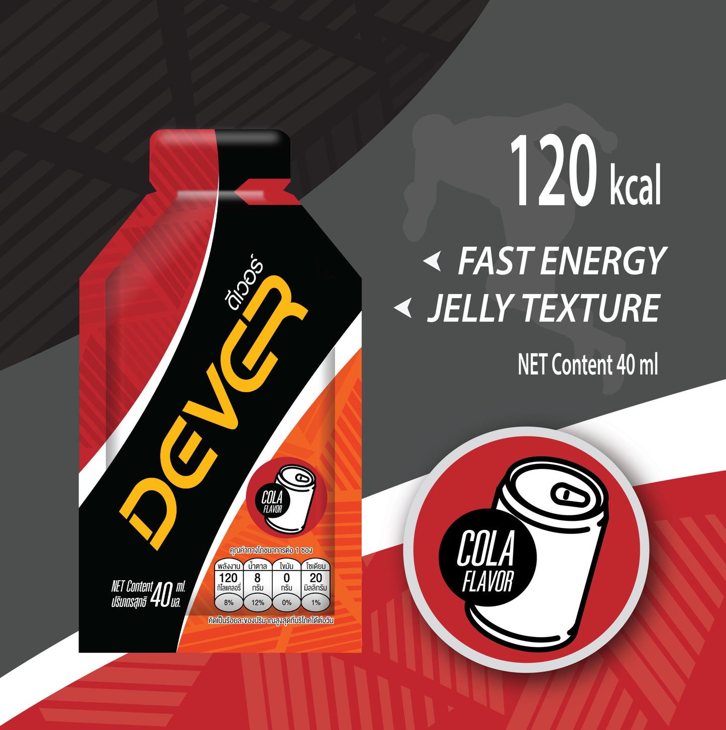 Dever Energy Gel - 40mL