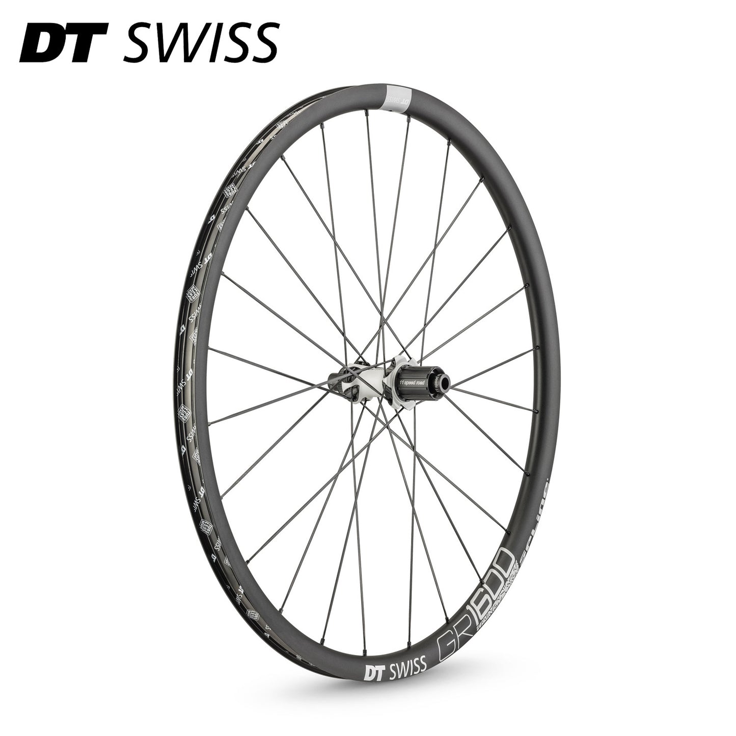 DT Swiss GR 1600 Spline 700c Gravel Bike Wheelset Front and Rear