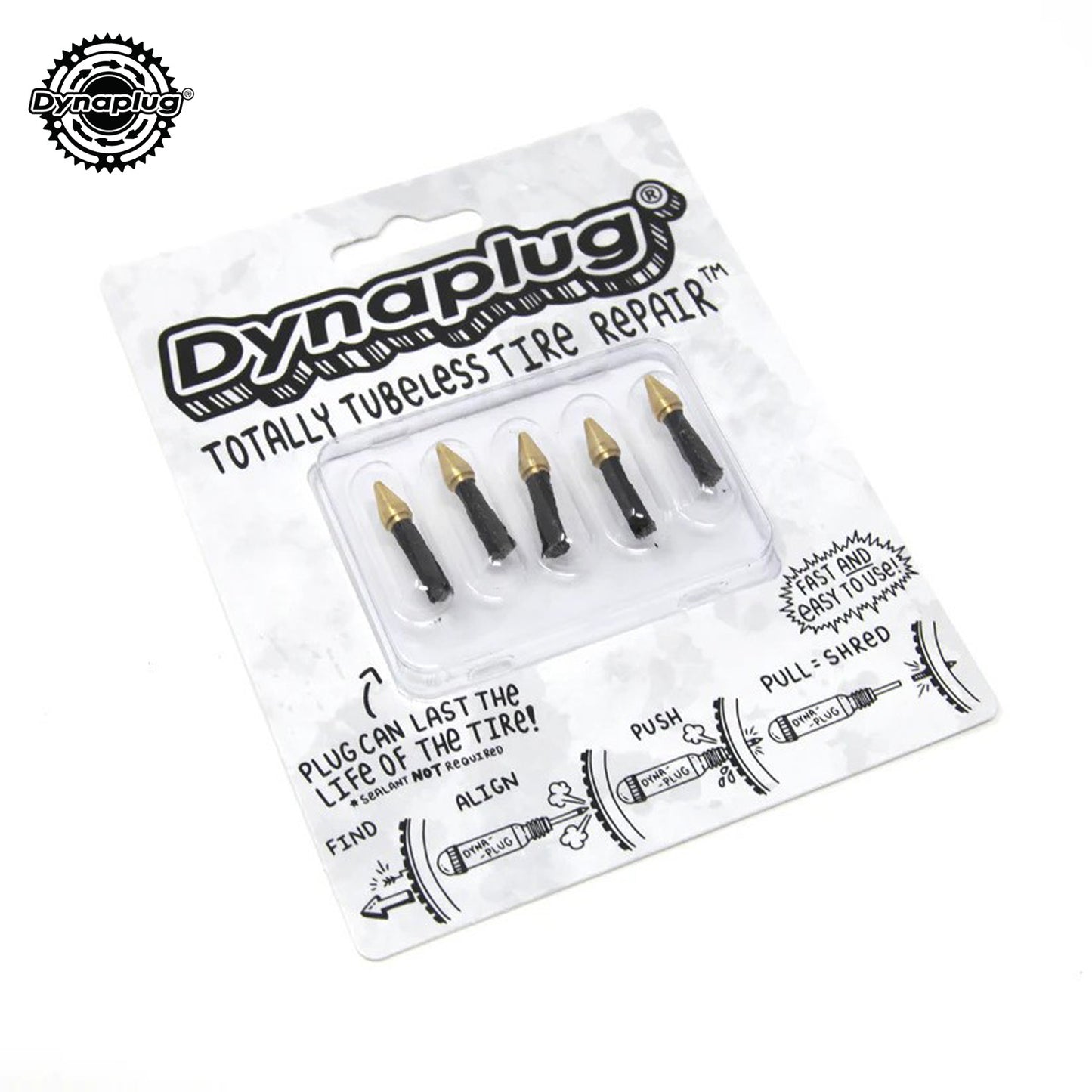 Dynaplug Tubeless Tire Repair Plugs - Soft Nose Tip/5-Pack