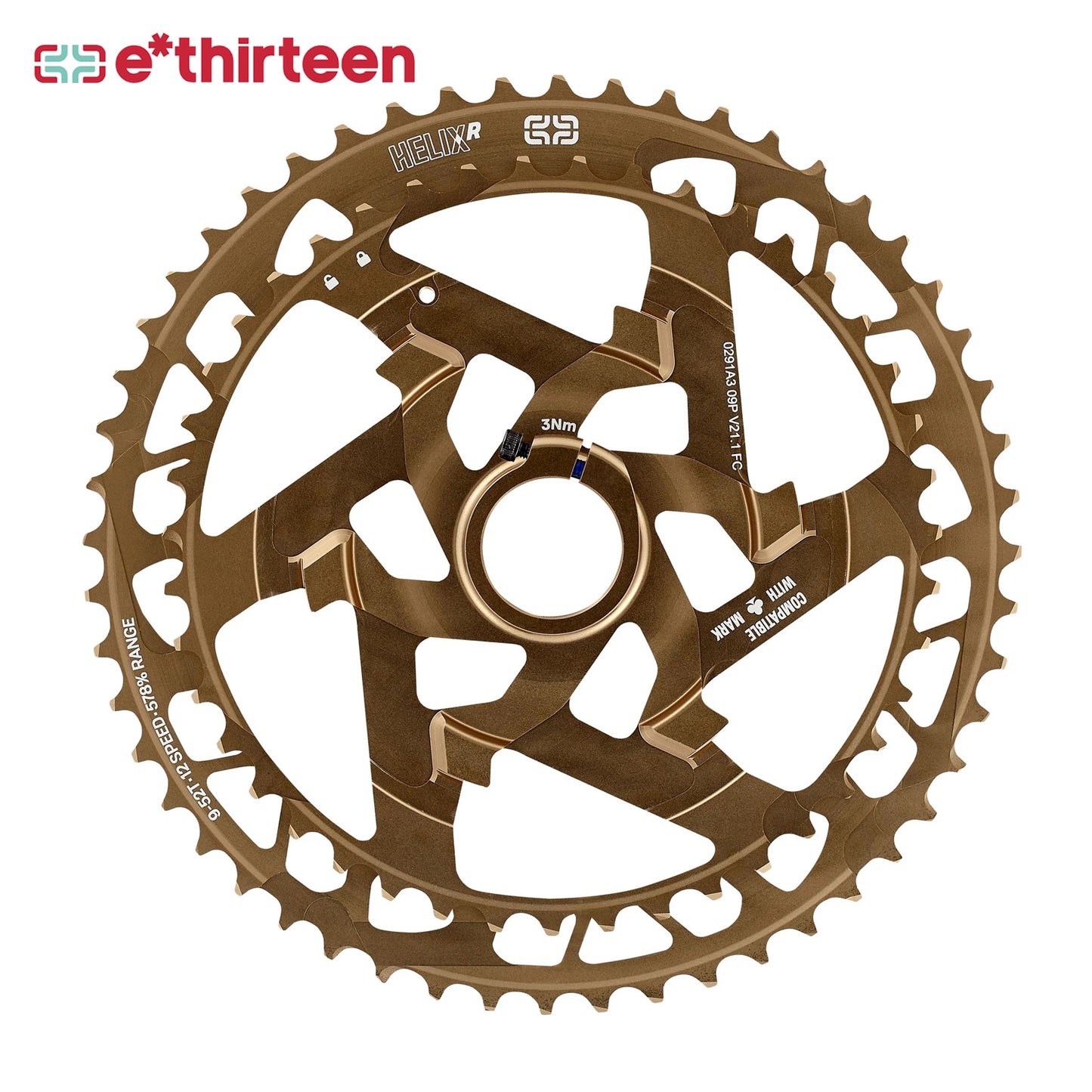 e*Thirteen Helix Race 12-Speed Cassette - Bronze