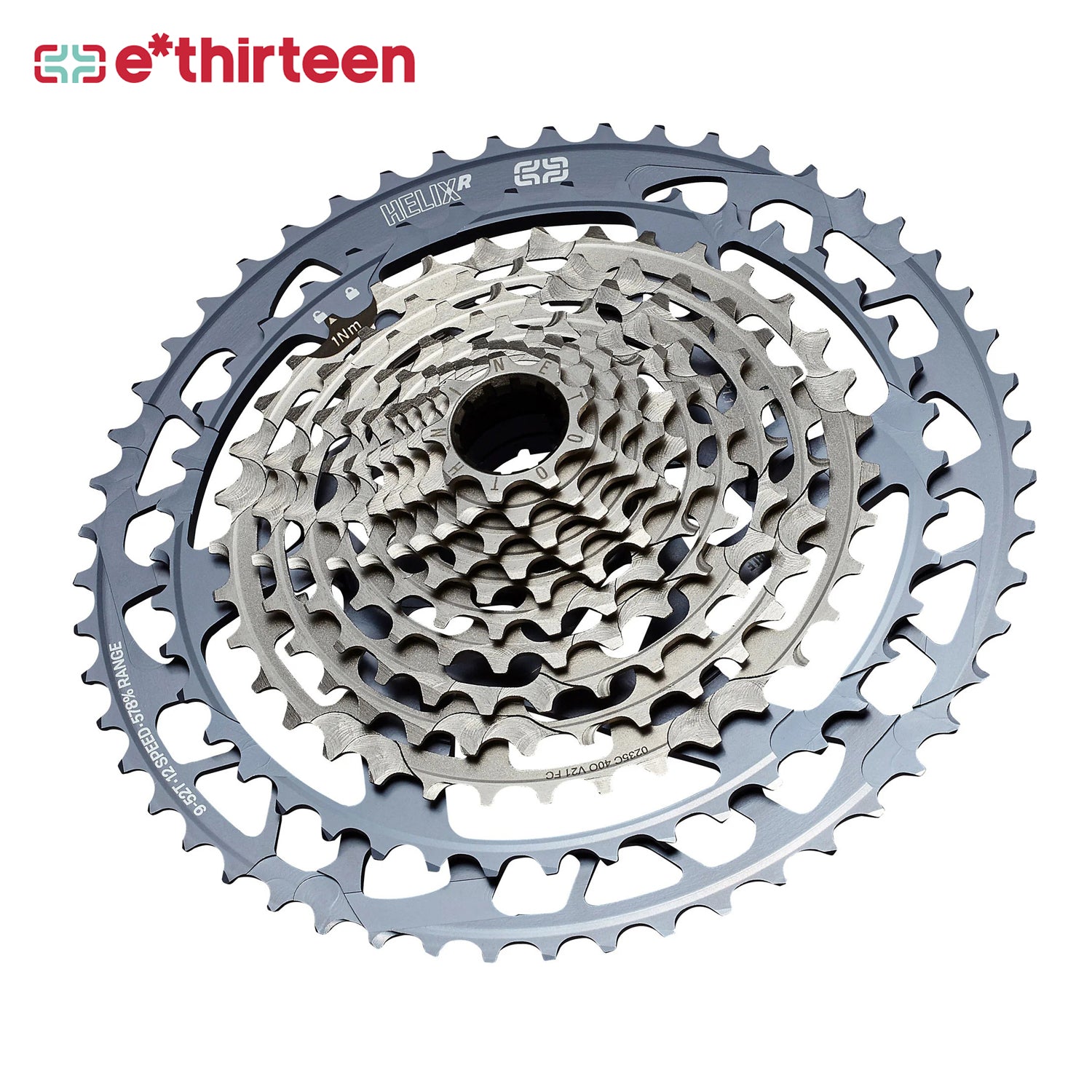 e Thirteen Helix Race 12 Speed Cassette Grey Supreme Bikes PH