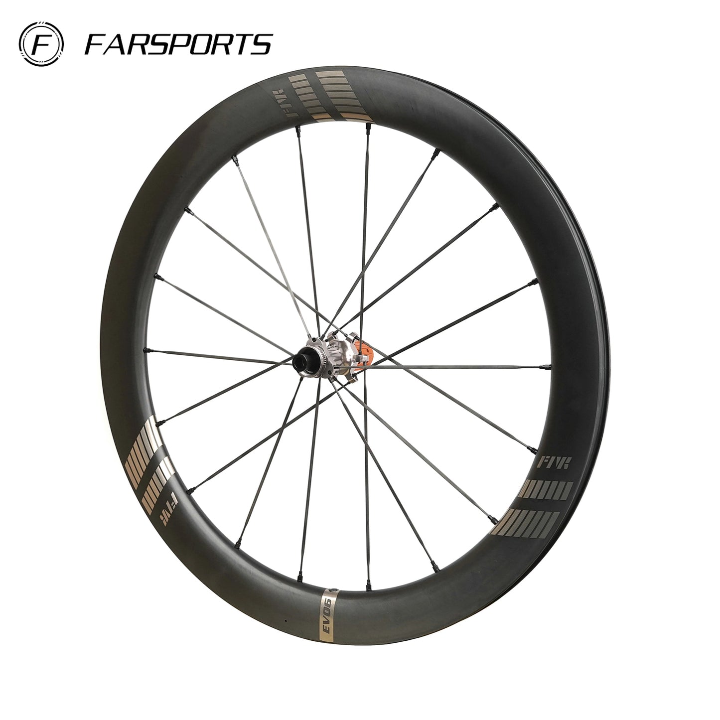 FARSPORTS 2026 EVO S Series EVO5 S (All-Rounder) Full-Set, UCI Approved Road Bicycle Wheels - Black