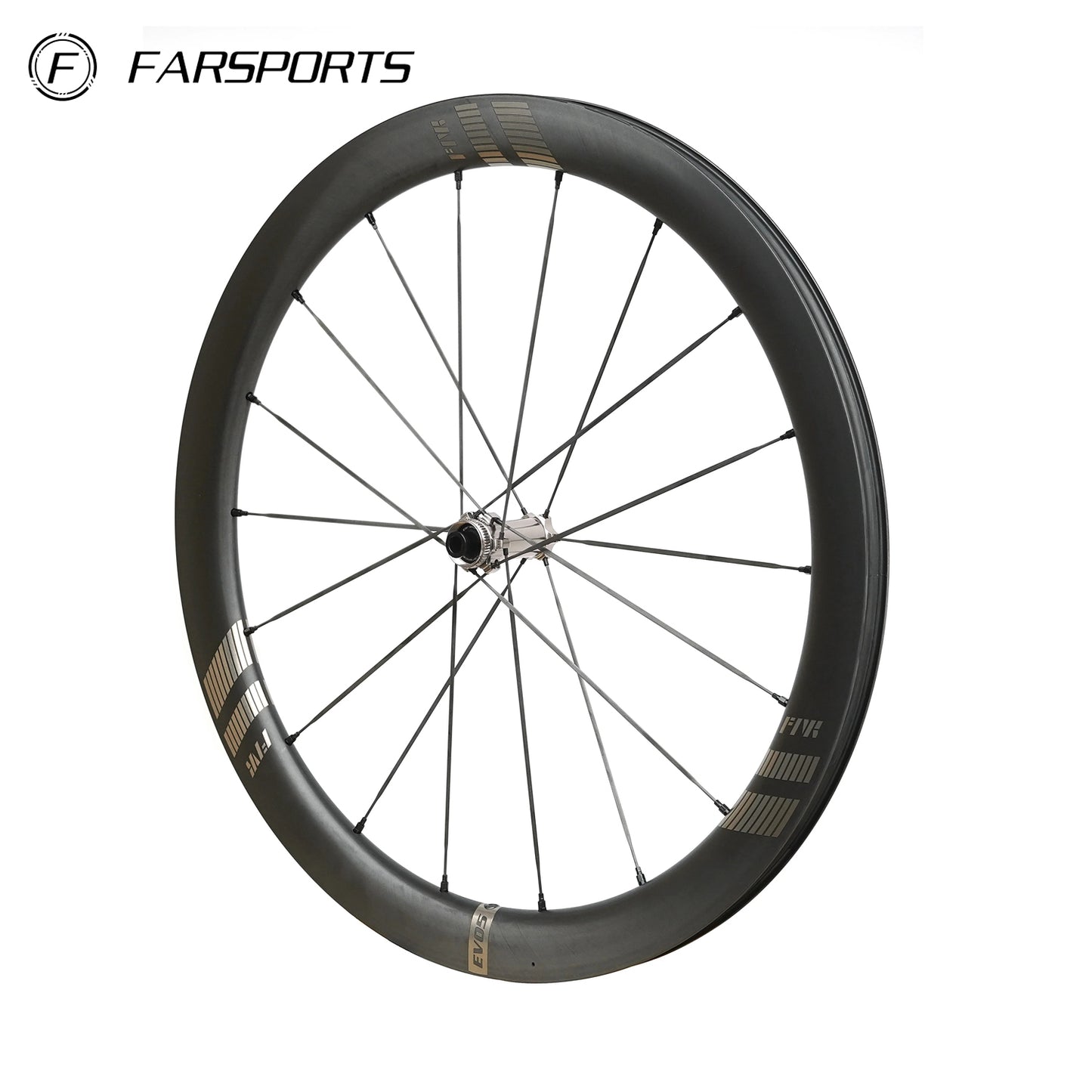 FARSPORTS 2026 EVO S Series EVO5 S (All-Rounder) Full-Set, UCI Approved Road Bicycle Wheels - Black