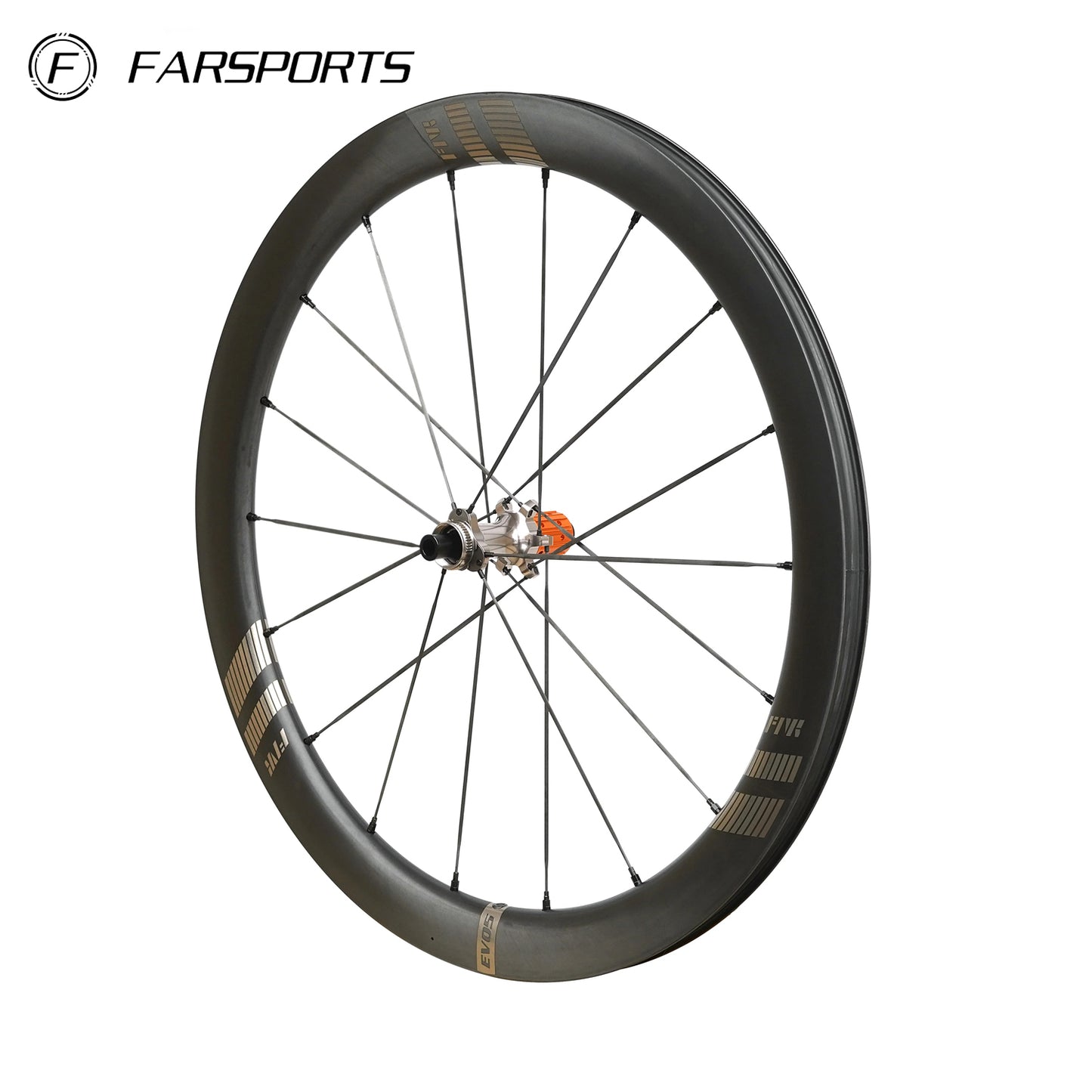 FARSPORTS 2026 EVO S Series EVO5 S (All-Rounder) Full-Set, UCI Approved Road Bicycle Wheels - Black