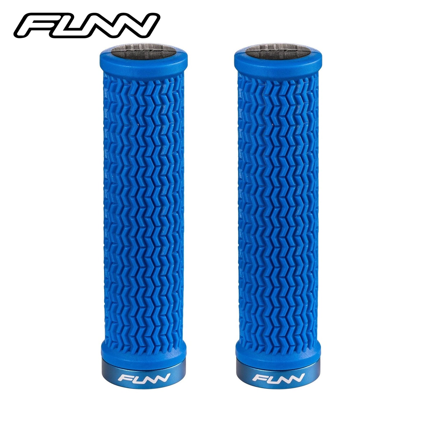 Funn Holeshot MTB Racing Grips - Blue