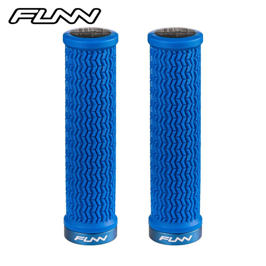Funn Holeshot MTB Racing Grips - Blue