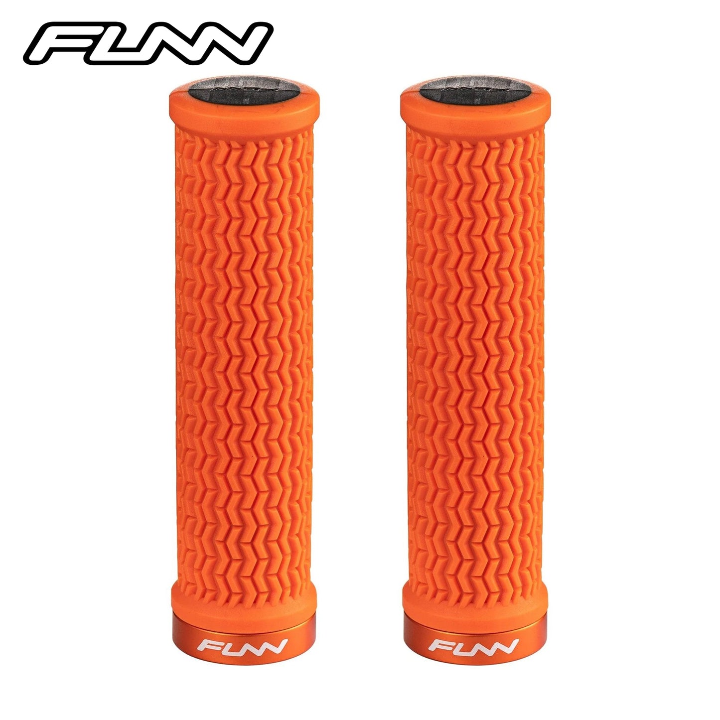 Funn Holeshot MTB Racing Grips - Orange