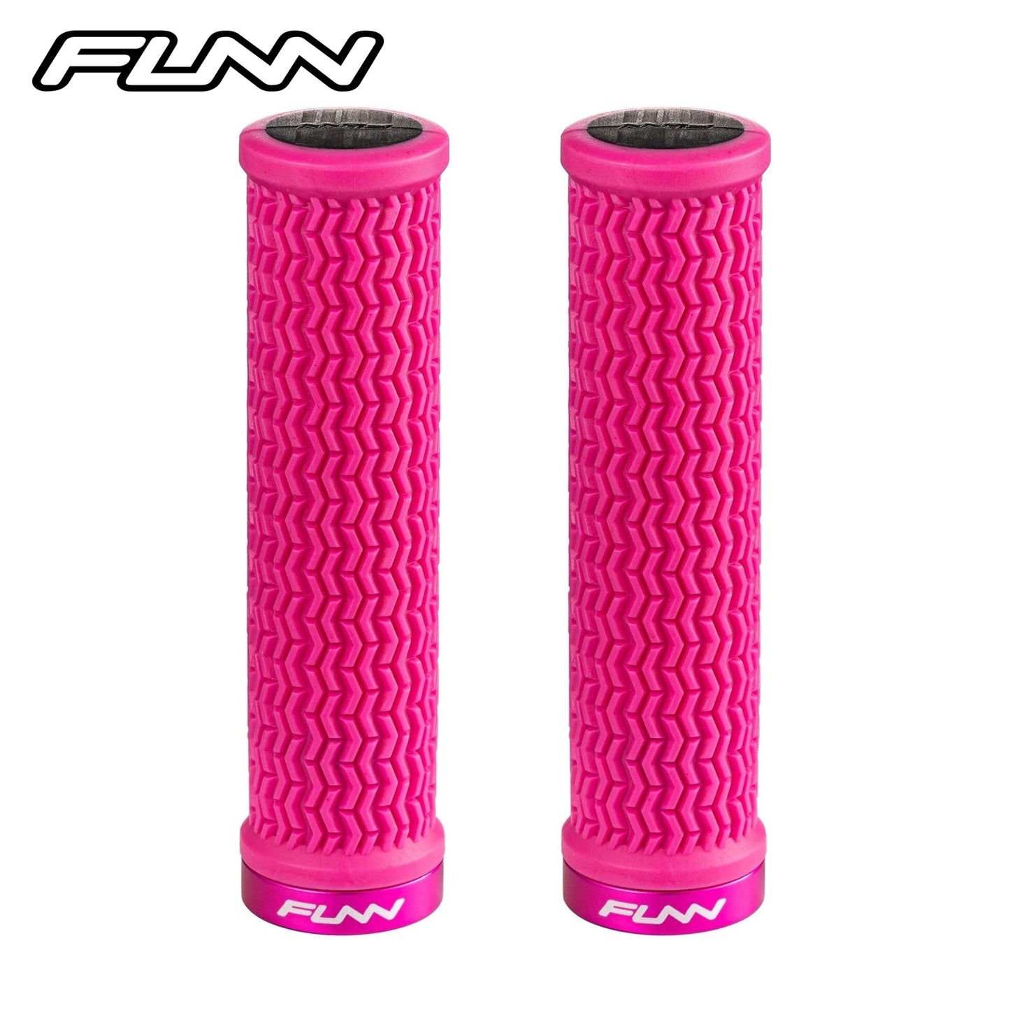 Funn Holeshot MTB Racing Grips - Pink