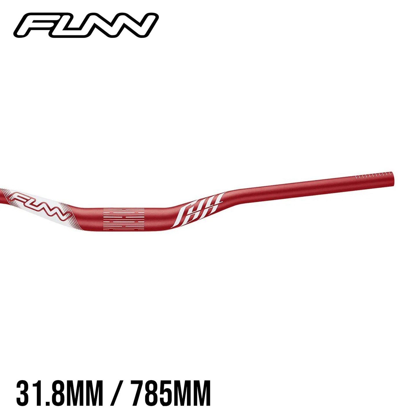 Funn Full On Aluminum MTB Handlebar - Blast Red