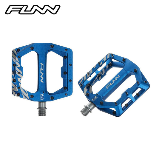 Funn Funndamental Aluminum MTB Flat Pedal - Anodized Blue
