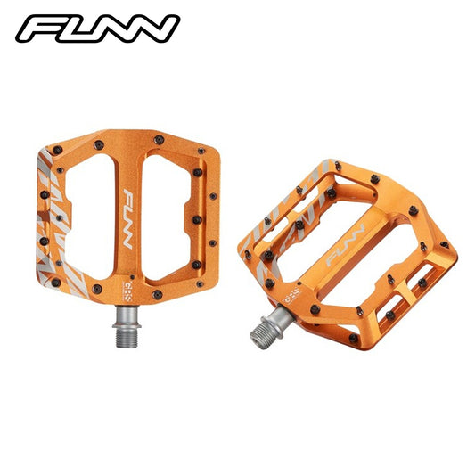 Funn Funndamental Aluminum MTB Flat Pedal - Anodized Orange