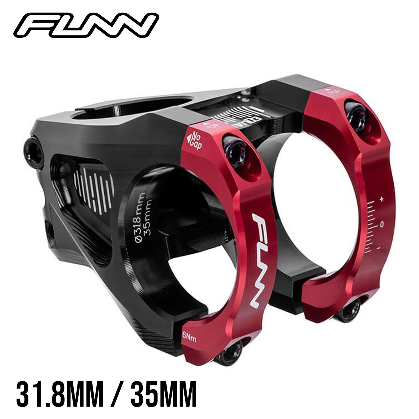 FUNN Equalizer MTB Stem - Red