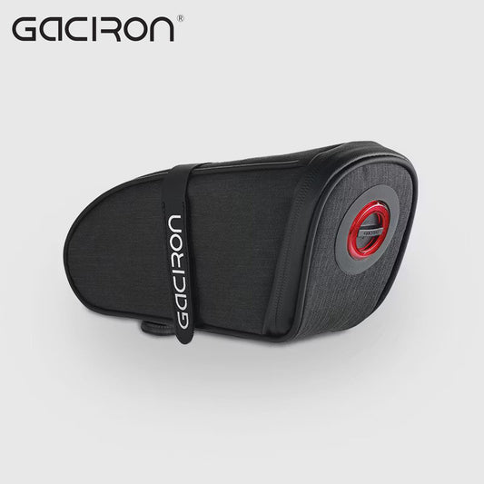 Gaciron BIRD NEST300 Aero Saddle Bag w/ Magnetic Smart Taillight - Black