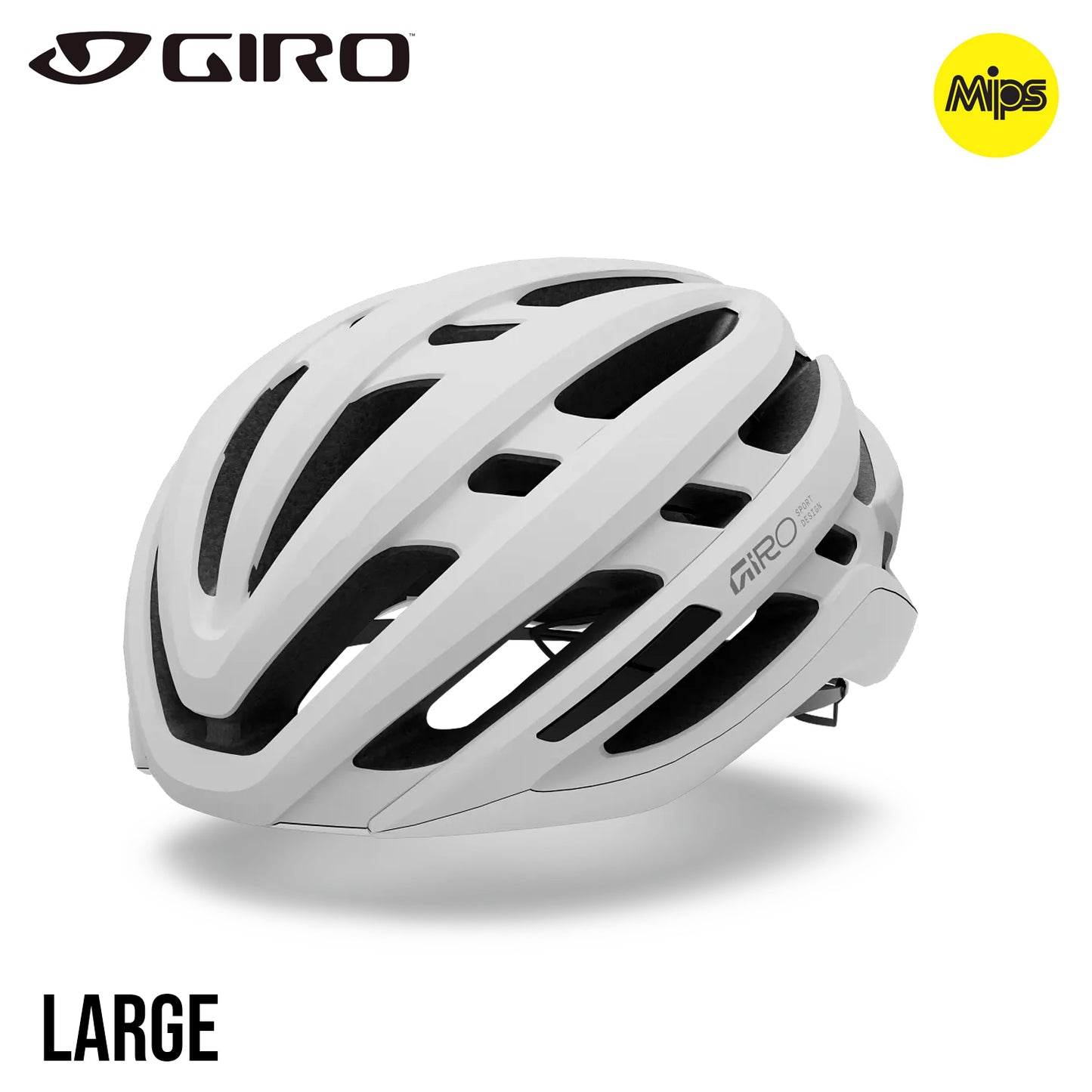 GIRO Agilis MIPS Bike Helmet - Matte White