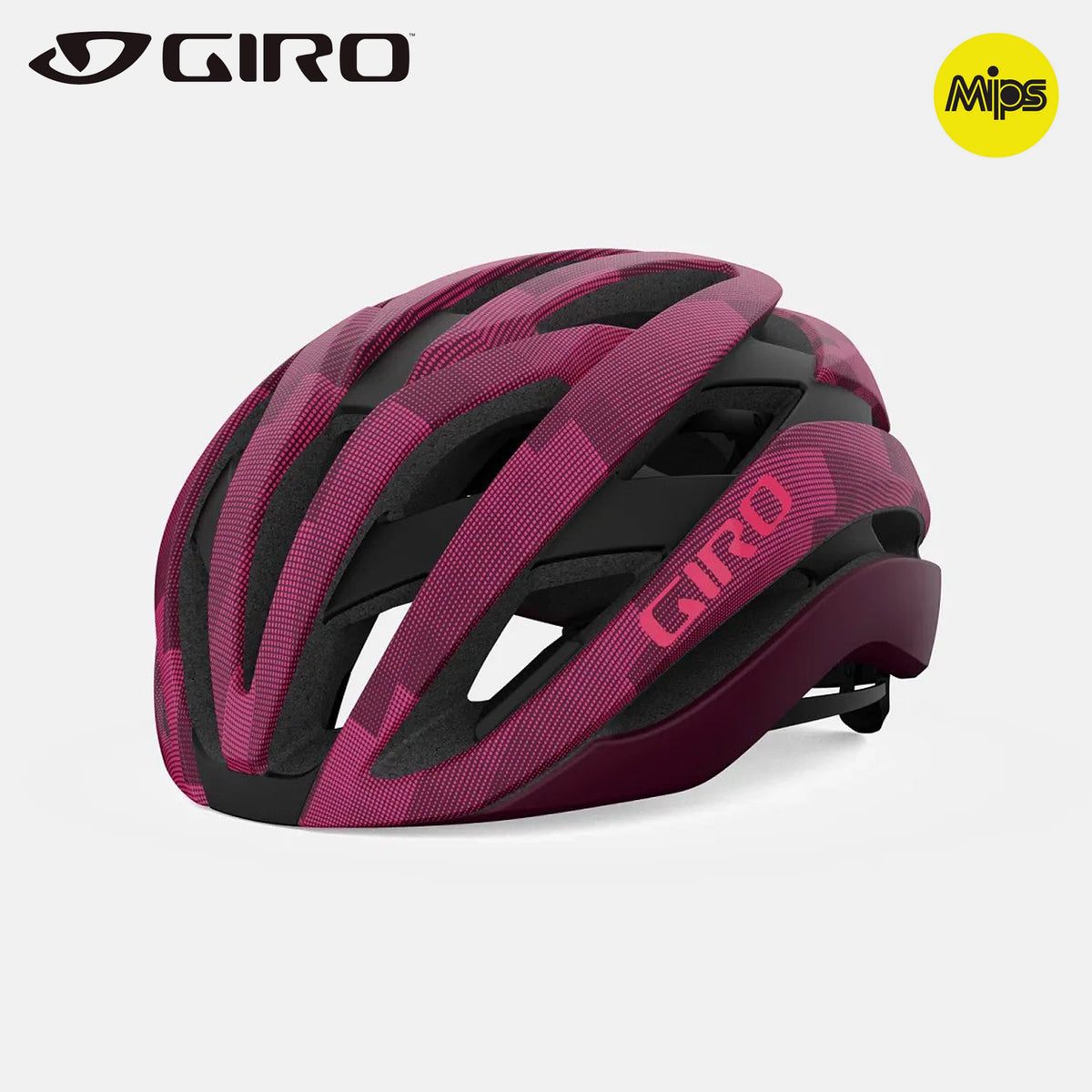 GIRO Cielo MIPS Bike Helmet - Matte Dark Cherry Towers