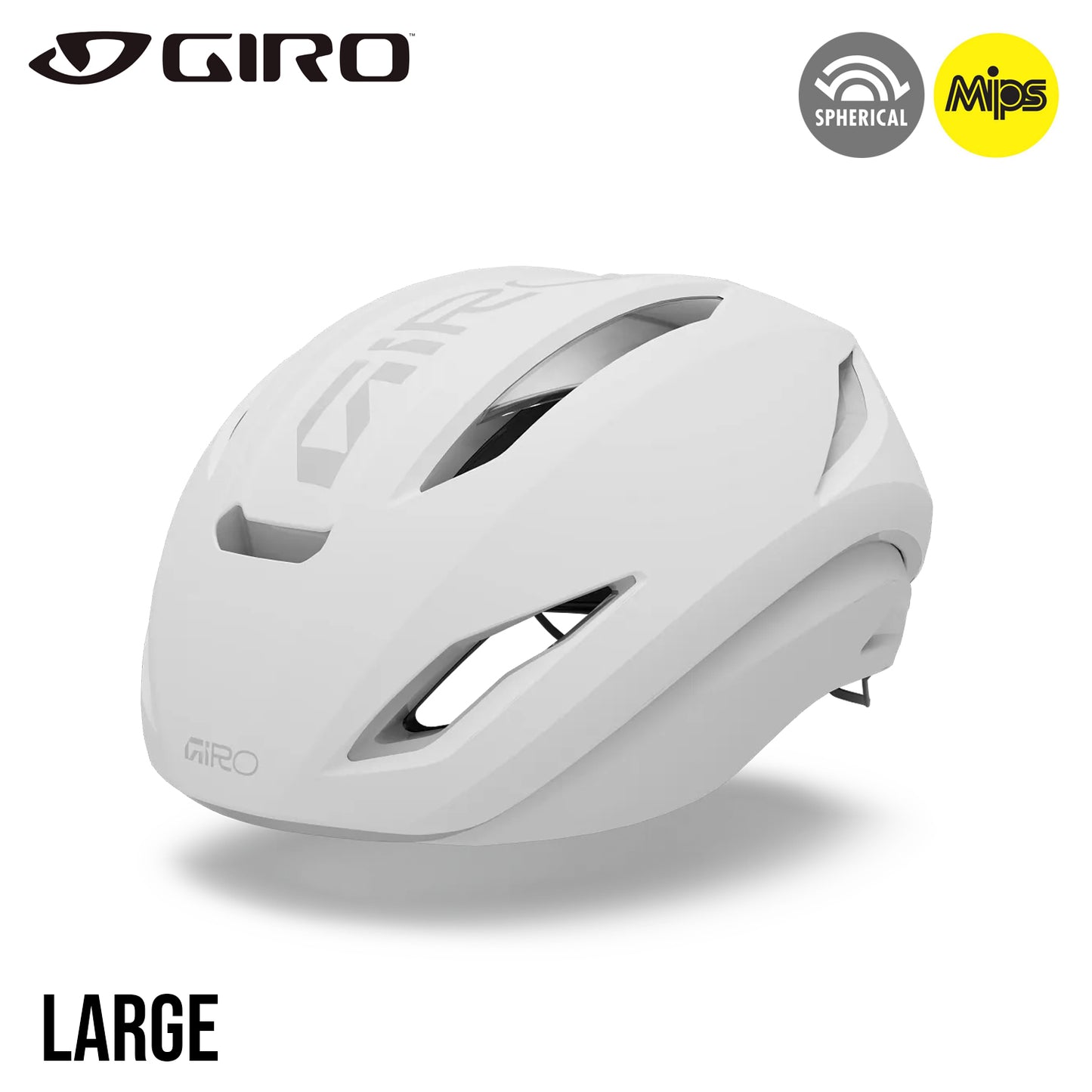 Giro Eclipse Pro Spherical MIPS Road Bike Helmet - Matte White
