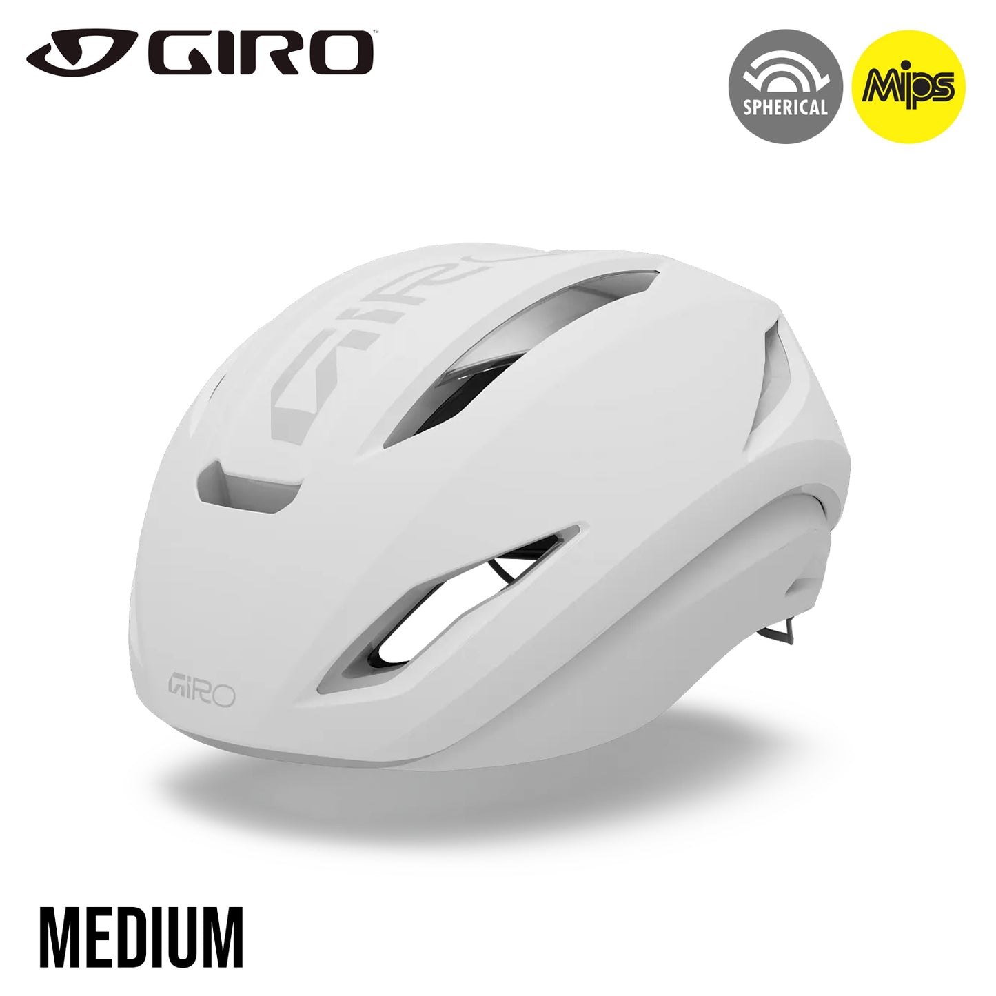 Giro Eclipse Pro Spherical MIPS Road Bike Helmet - Matte White