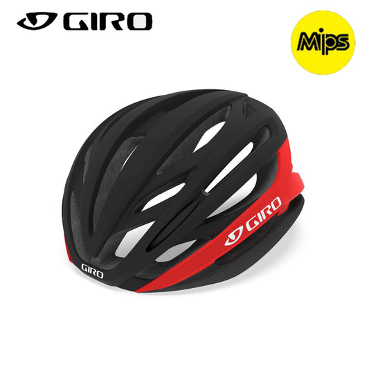 Giro Syntax MIPS Bike Helmet - Matte Black / Bright Red