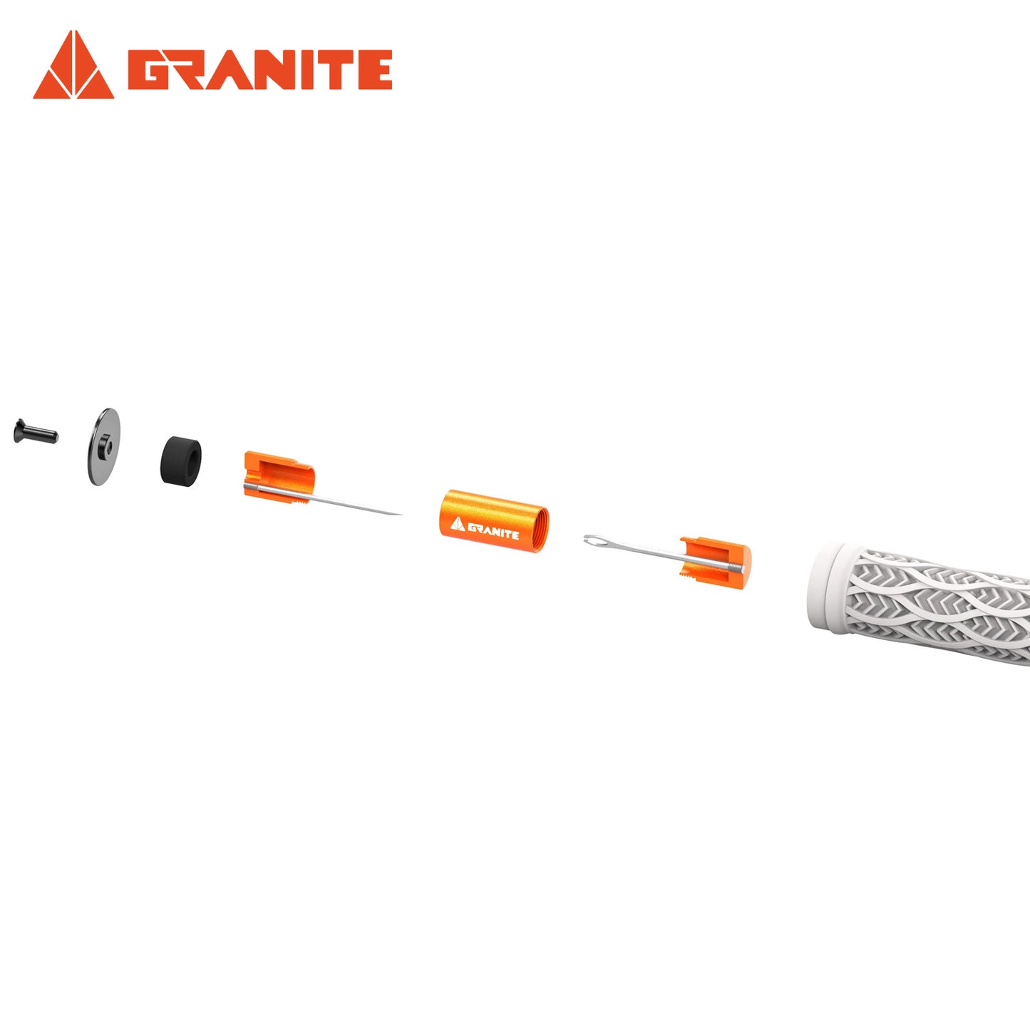 Granite Stash Tubeless Flat Tire Repair Kit - Orange