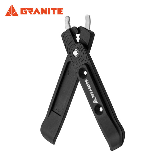 Granite Talon Tyre Levers w/ Stainless Steel Chain Removing Tips - Black
