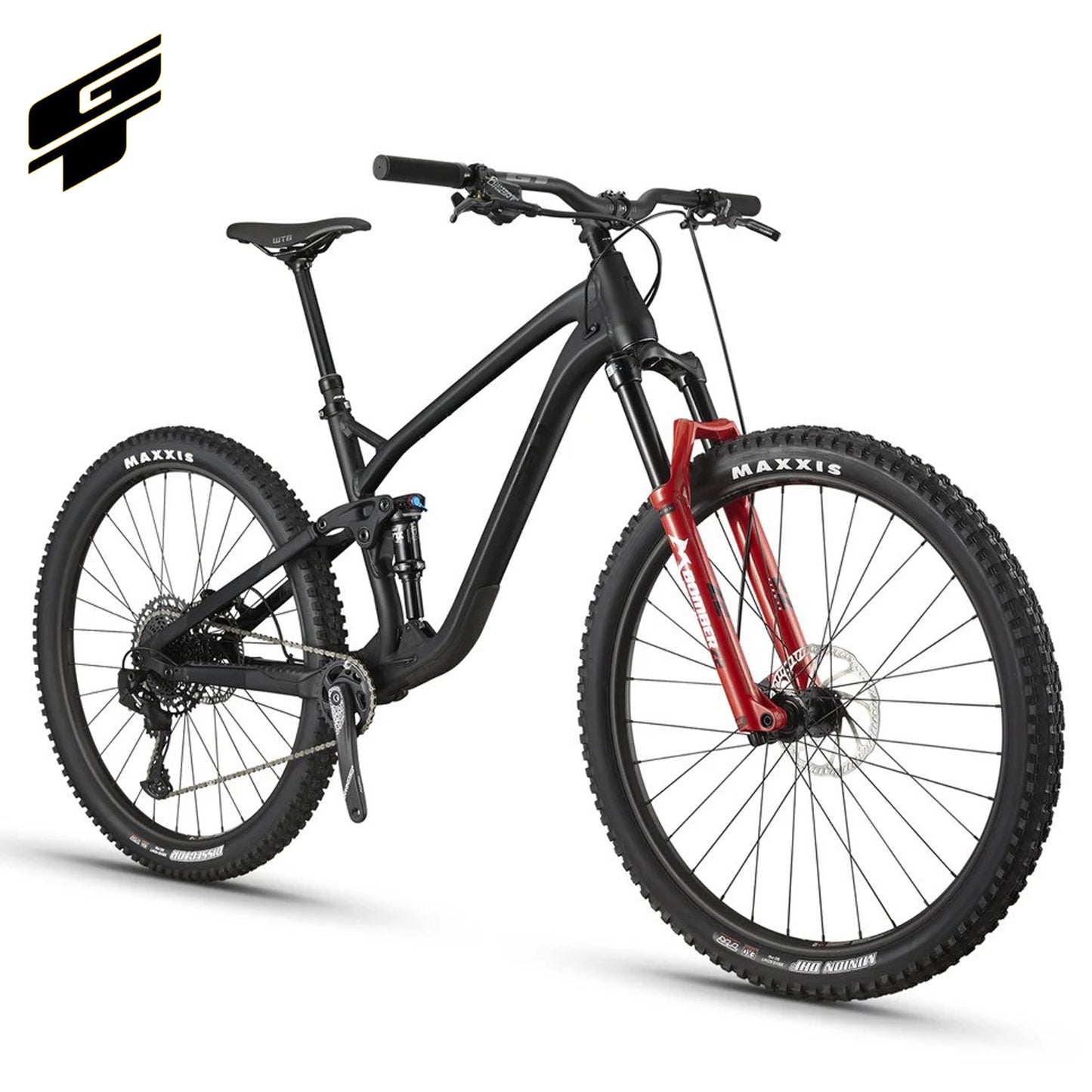 GT Bikes Sensor Comp Alloy Mountain Bike MTB SRAM Drivetrain - Matte Black