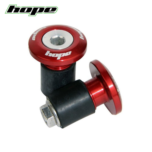 Hope Tech Grip Doctor Bar End Plugs - Red