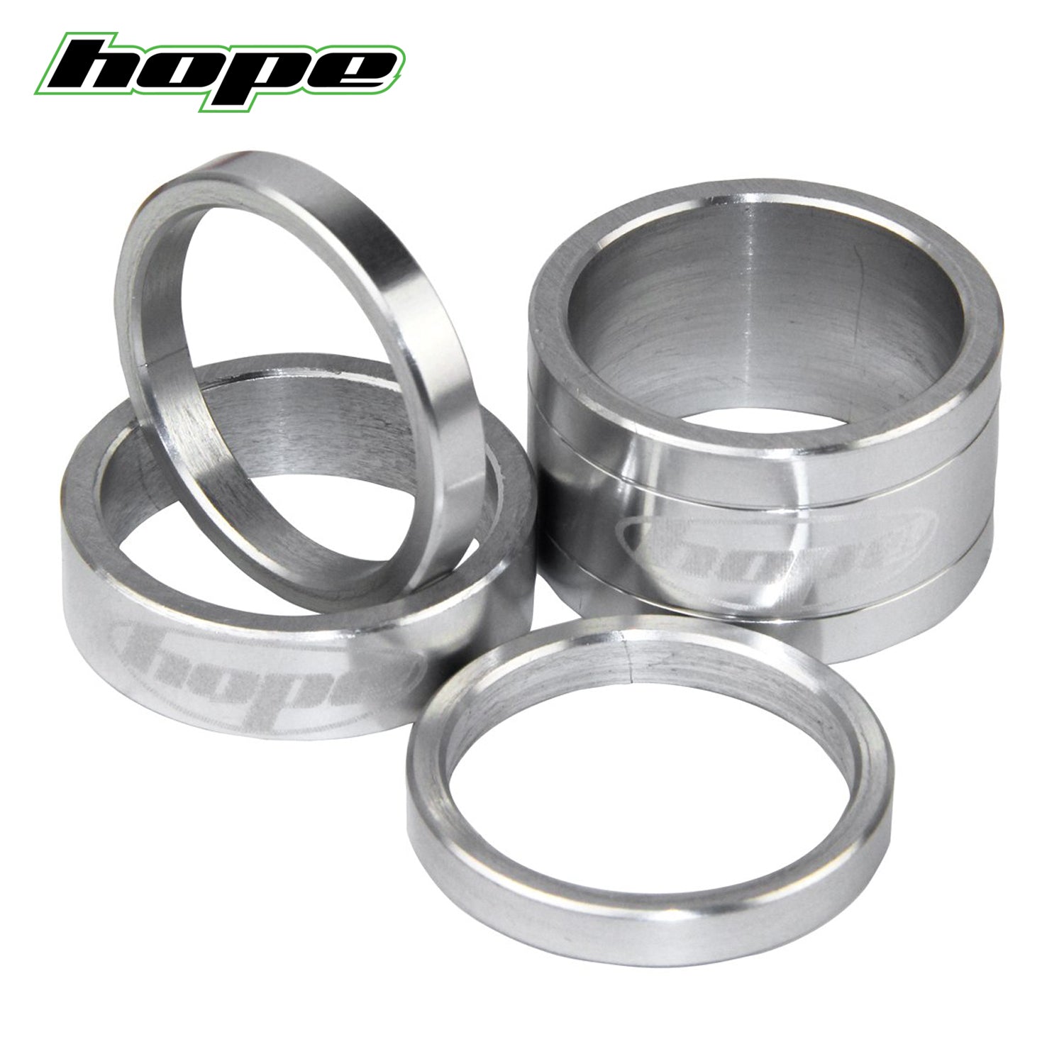 Handlebar Spacer - 1 1/8" Headset Spacer, Aluminum, For Mountain, Road, BMX Bikes