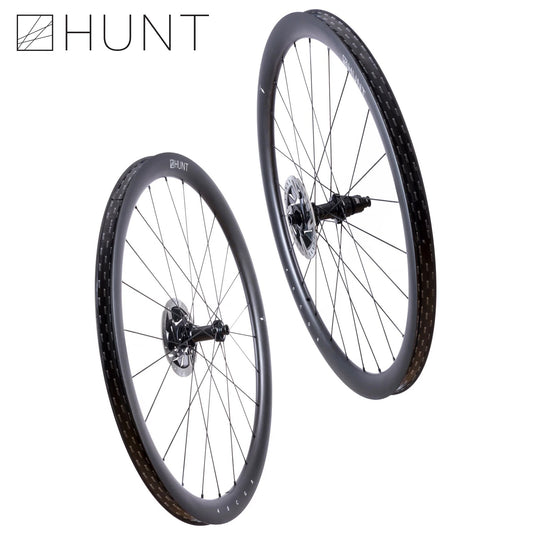 HUNT 40 Carbon Gravel Race Disc Wheelset Ratchet TA 1431grams