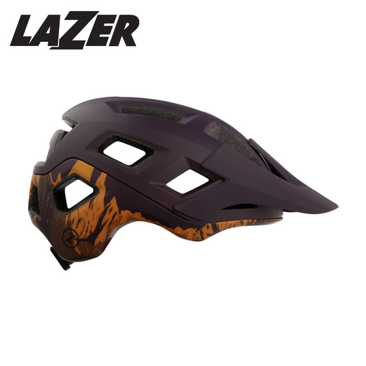 Lazer Coyote MTB Bike Helmet - Matte Mulberry Orange