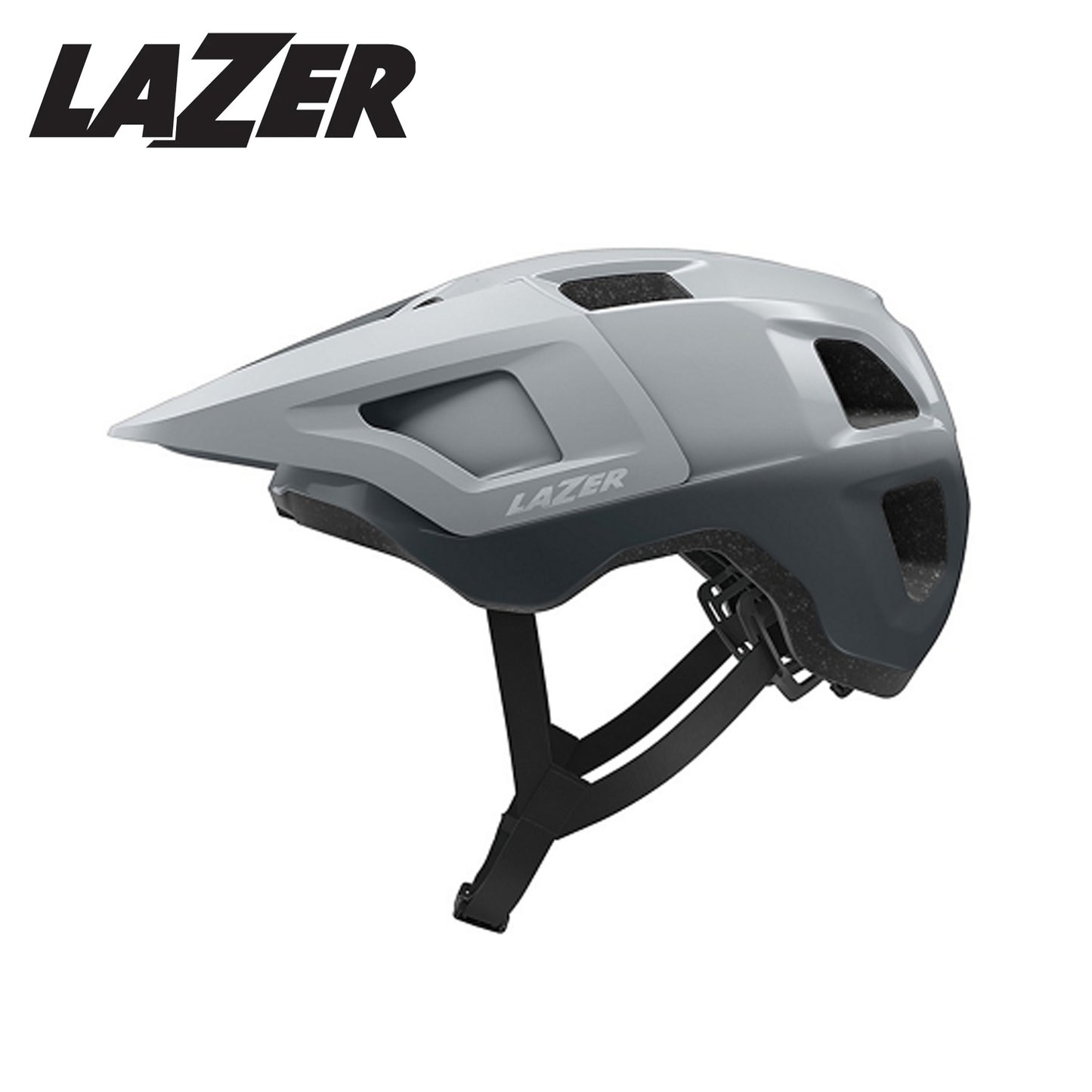 Lazer Lupo KinetiCore MTB Bike Helmet - Grey