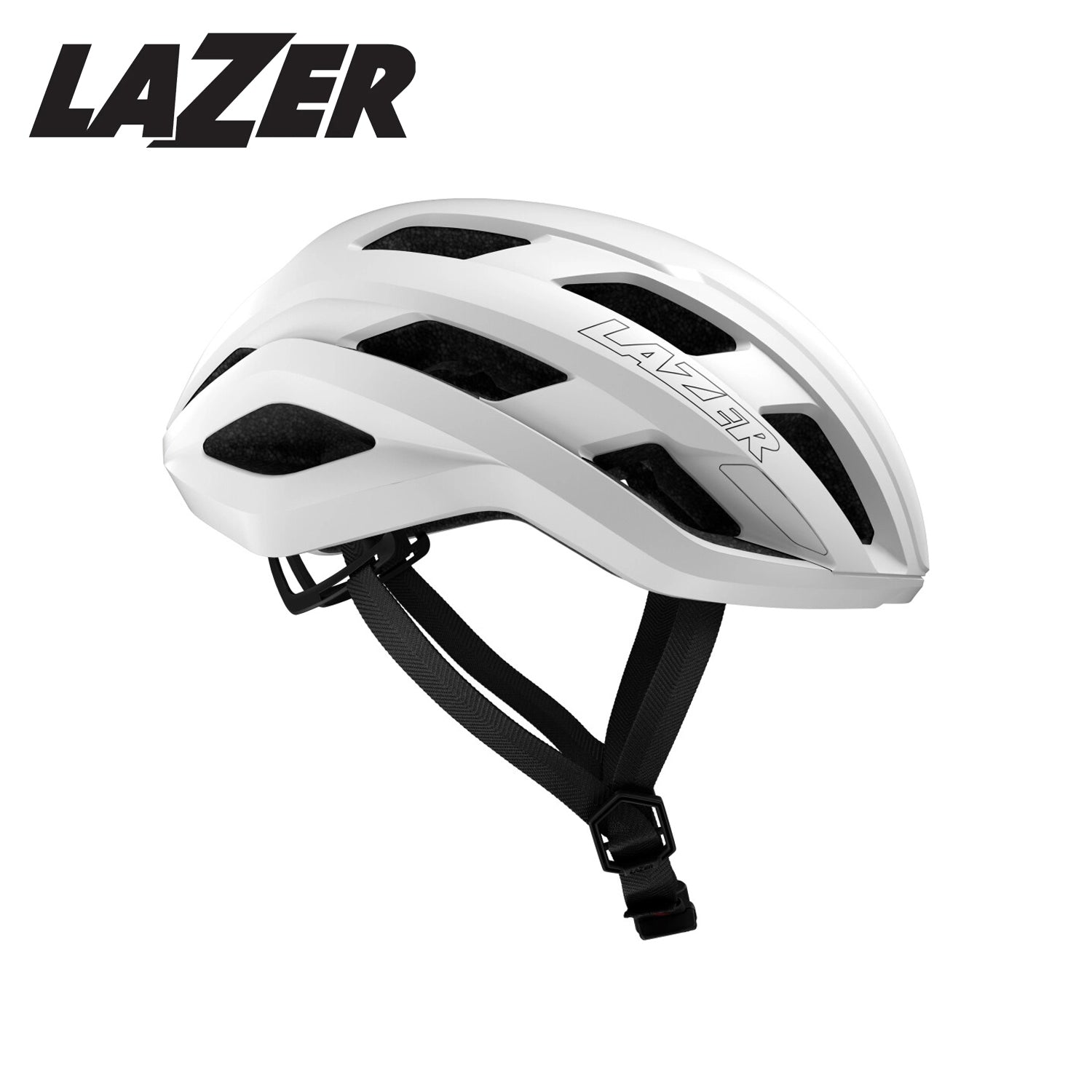 Lazer Strada KinetiCore Road Bike Helmet - Full Matte White – Supreme ...