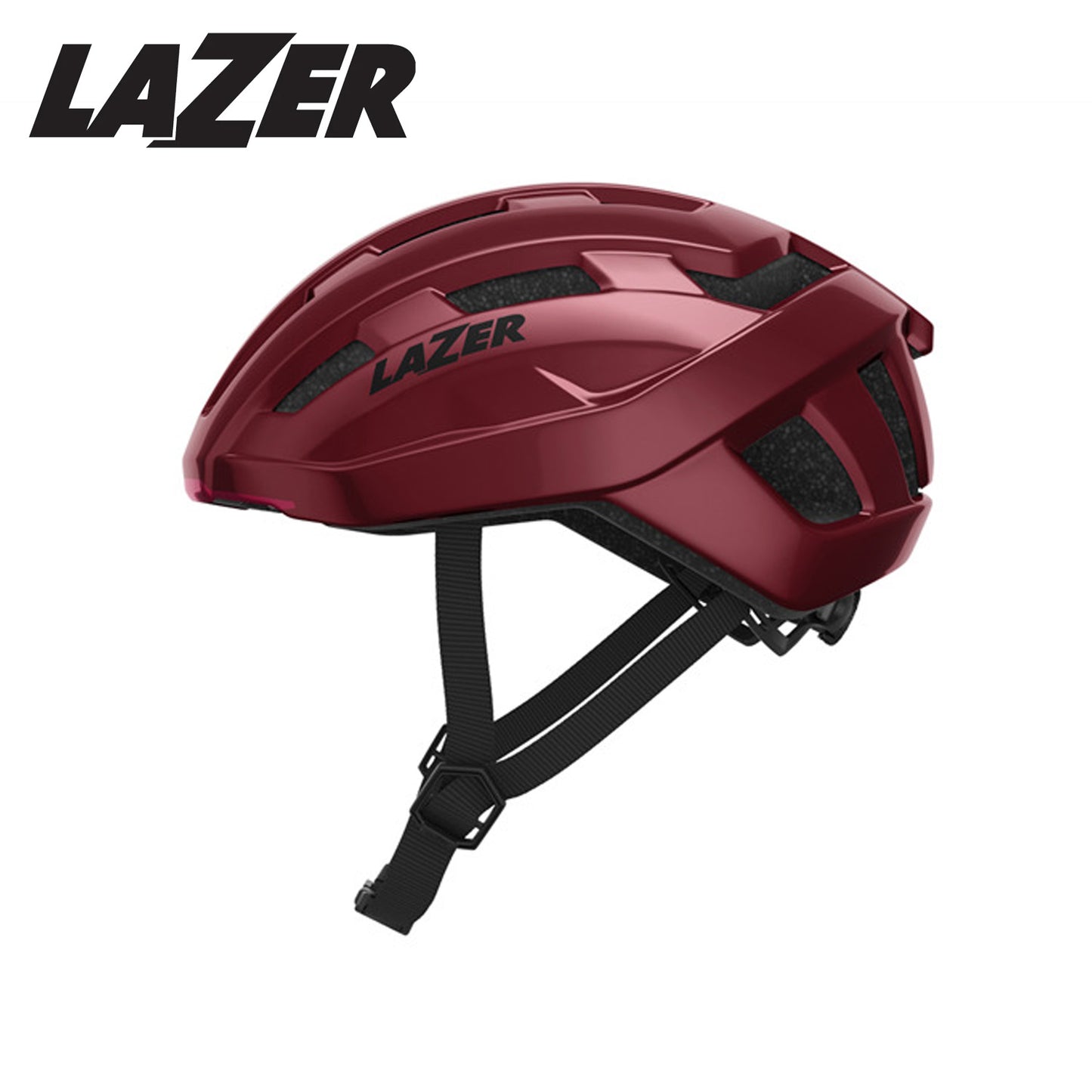 Lazer Tempo KinetiCore Road Gravel Bike Helmet - Cosmic Berry