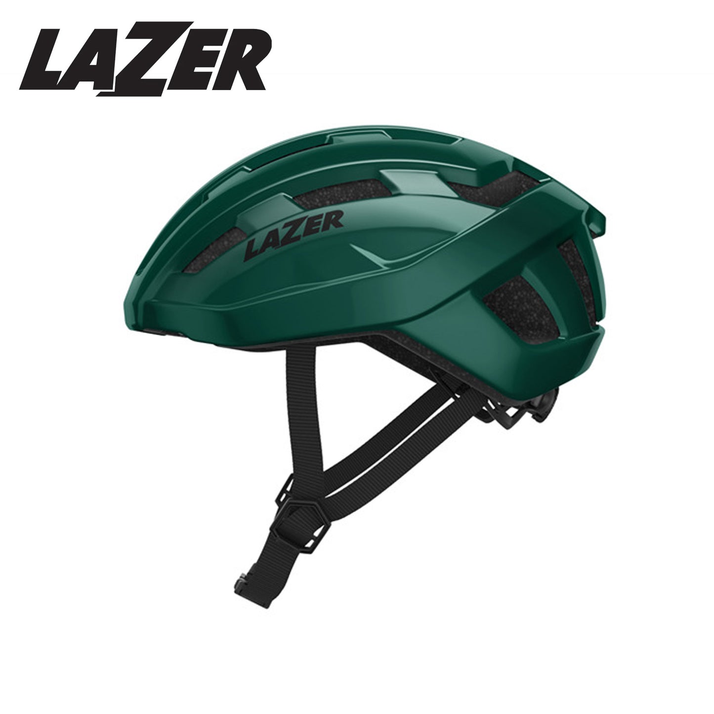 Lazer Tempo KinetiCore Road Gravel Bike Helmet - Dark Green