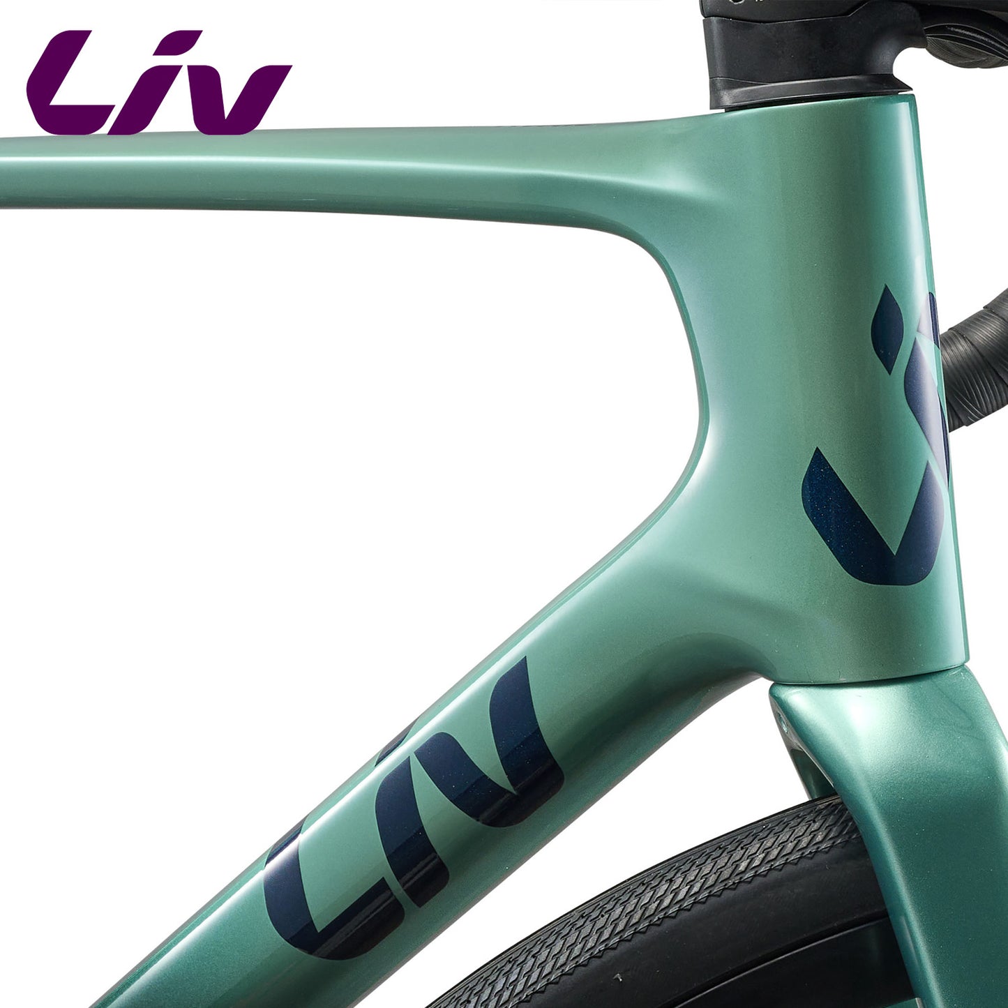 Liv Avail Advanced 3 Advanced-Grade Composite Road, Endurance Bike Shimano Cues - Seafoam Cosmo Navy