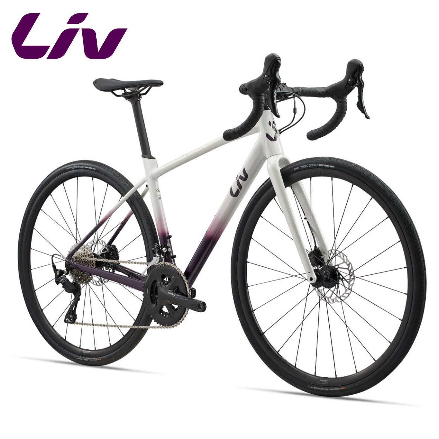 Liv Avail AR 1 ALUXX-Grade Aluminum Endurance Road / Gravel Bike Shimano 105 12-Speed - Fancy White