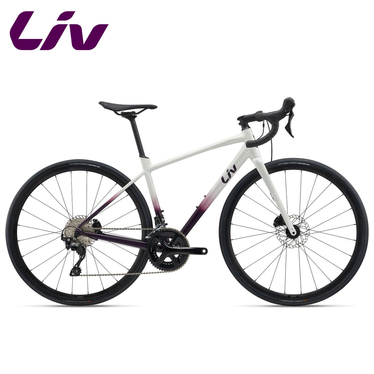 Liv Avail AR 1 ALUXX-Grade Aluminum Endurance Road / Gravel Bike Shimano 105 12-Speed - Fancy White