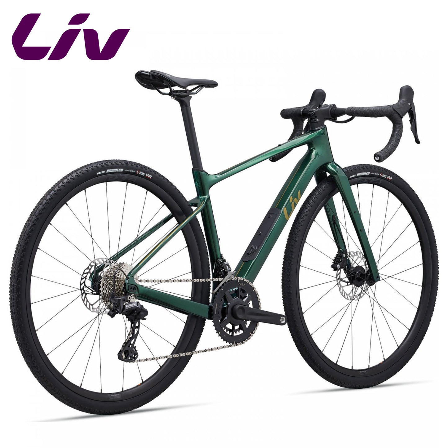 Liv Devolt Advanced 2 Advanced-Grade Composite Road, Gravel Bike Shimano GRX - Kelp Forest