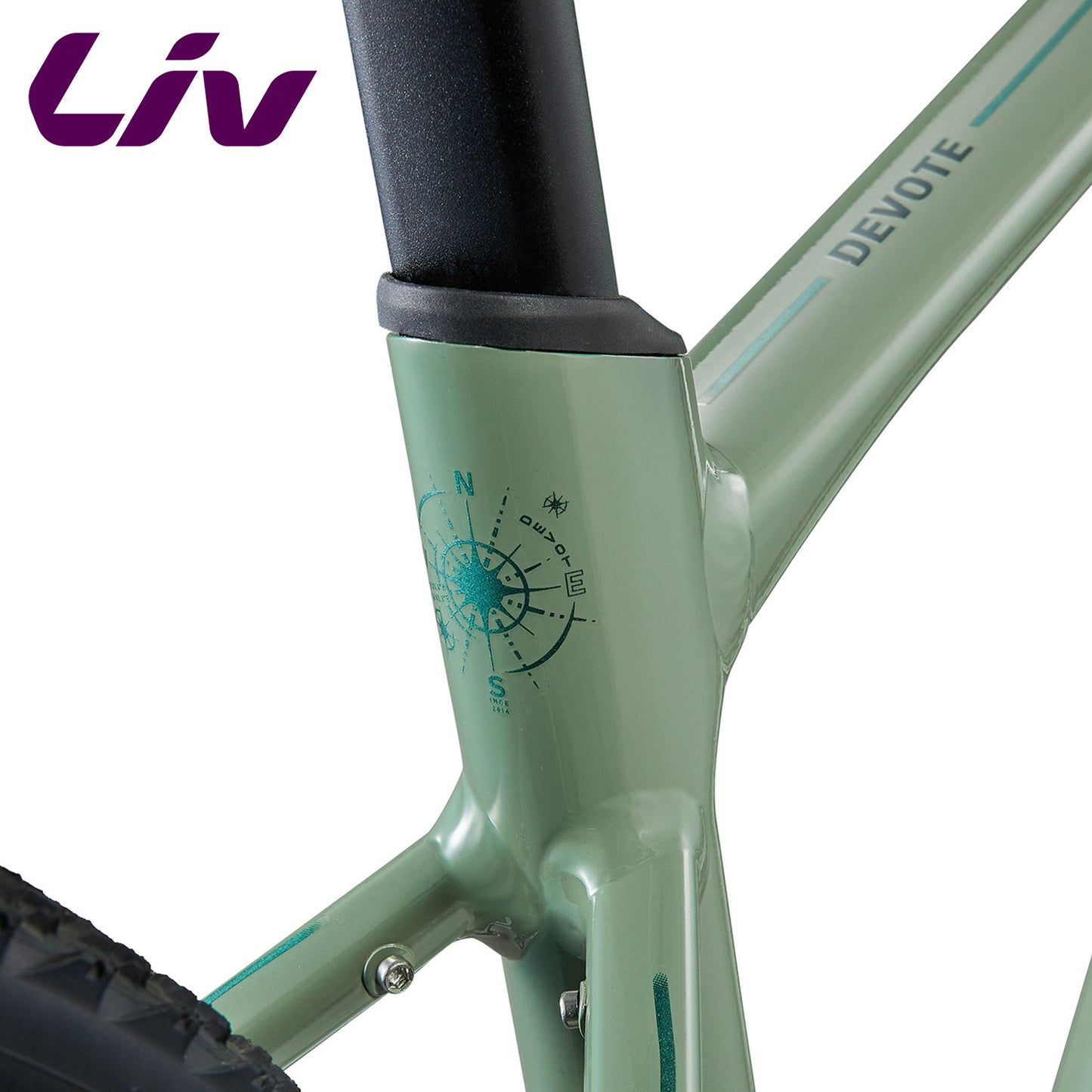 Liv Devote 2 ALUXX-Grade Aluminium Gravel Bike Shimano Sora - Shale Green