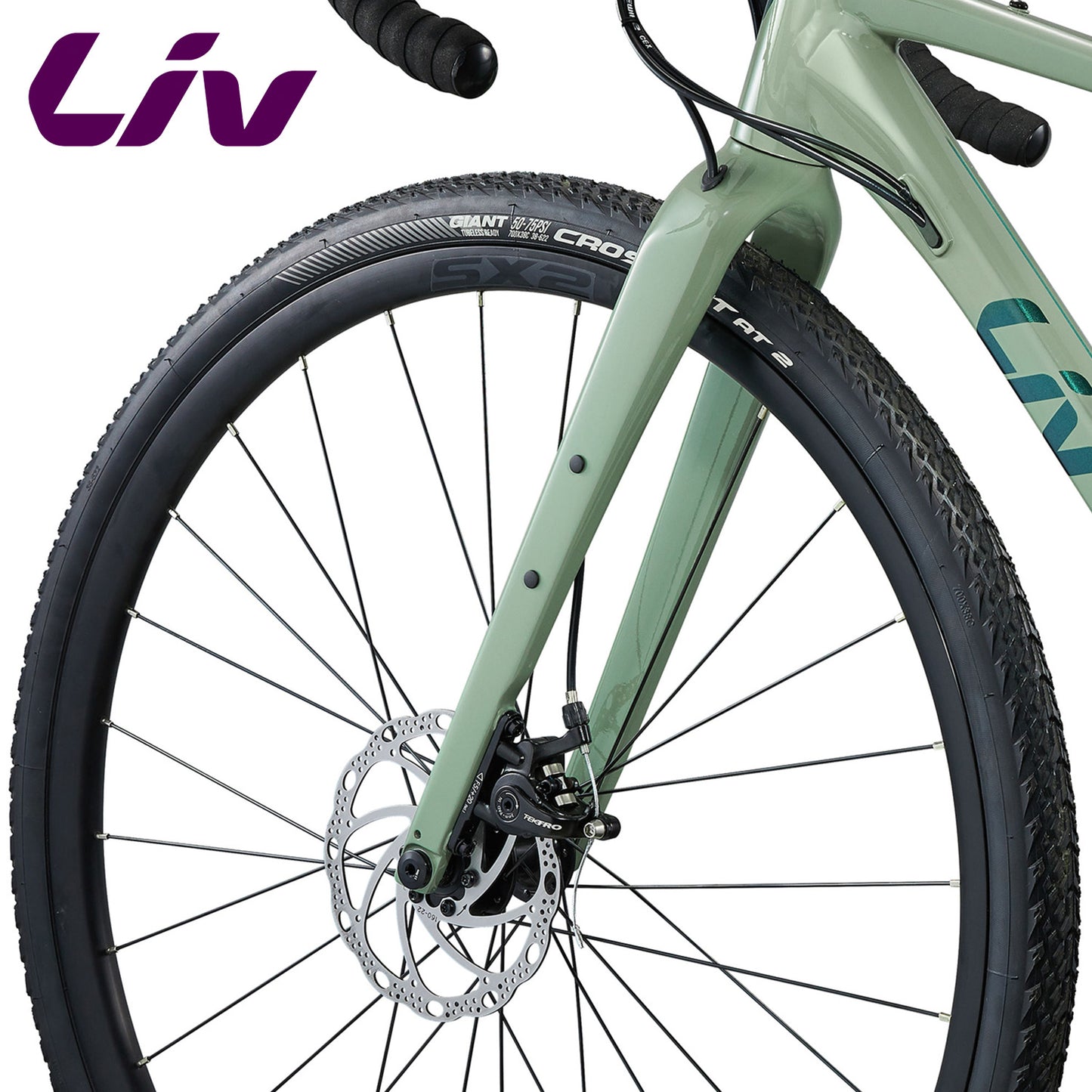 Liv Devote 2 ALUXX-Grade Aluminium Gravel Bike Shimano Sora - Shale Green