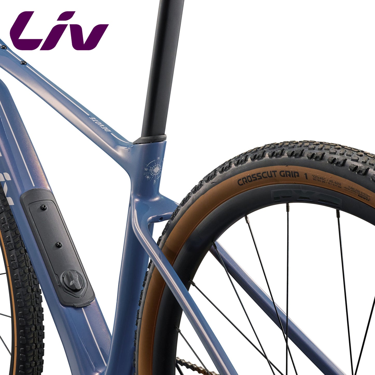 Liv Devote Advanced 2 Advanced-Grade Composite Gravel Bike Shimano GRX - Lunar Eclipse