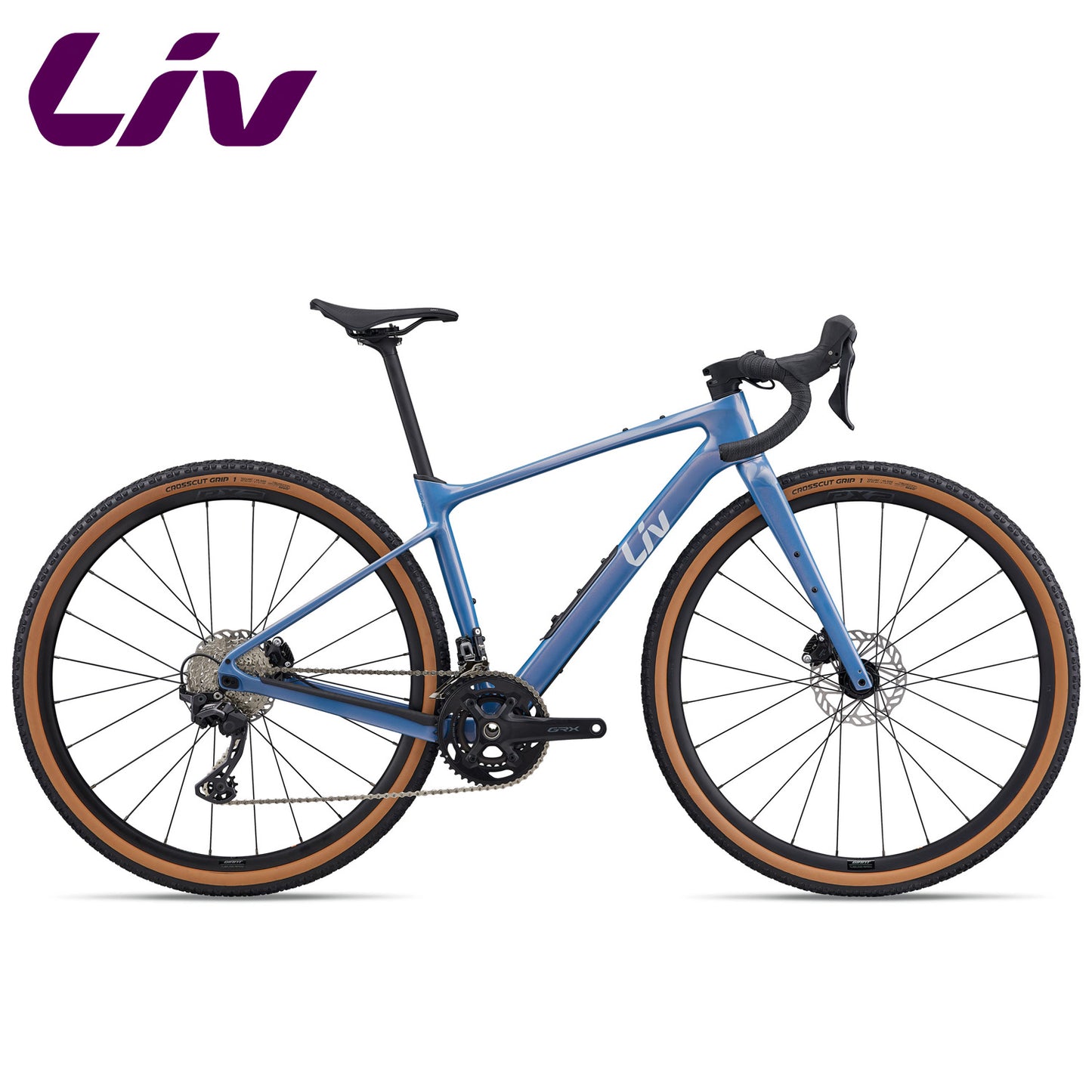 Liv Devote Advanced 2 Advanced-Grade Composite Gravel Bike Shimano GRX - Lunar Eclipse
