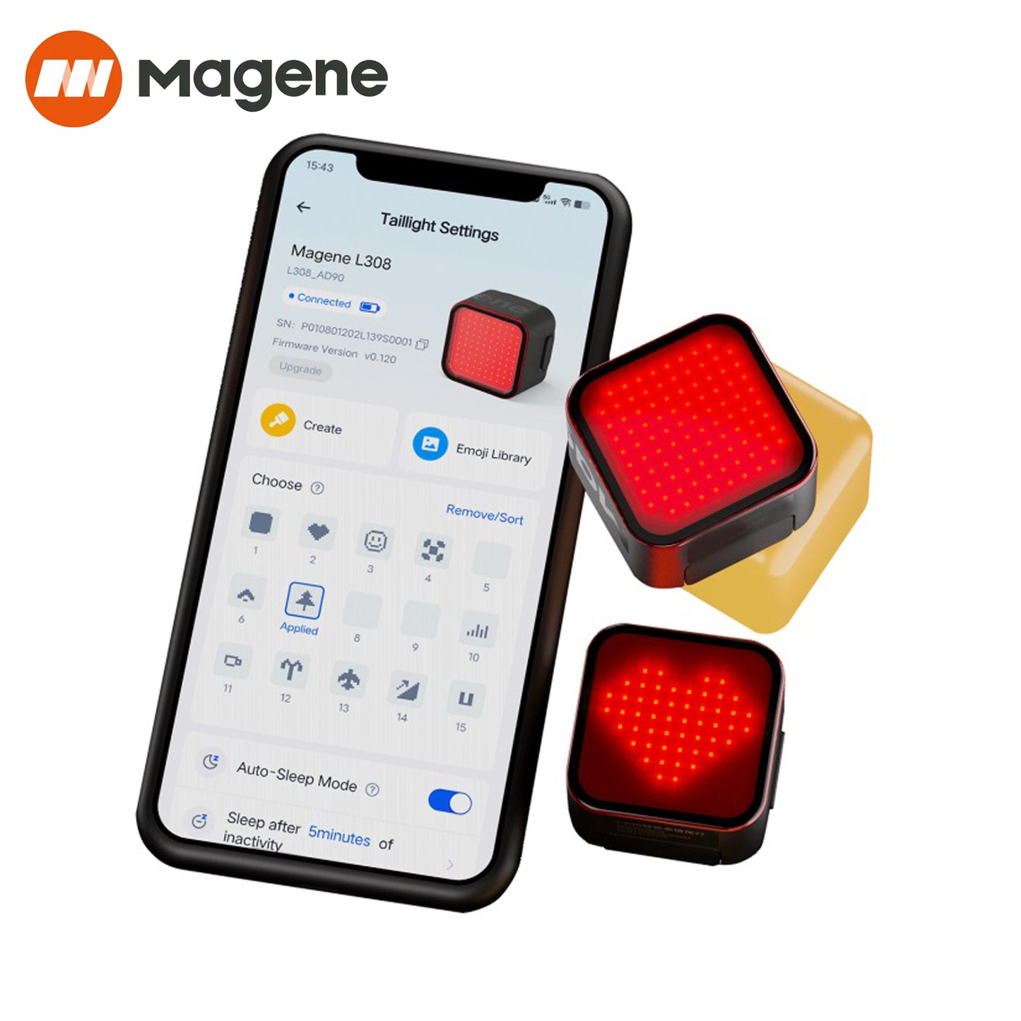 Magene L308 Intelligent Expression Tail Light