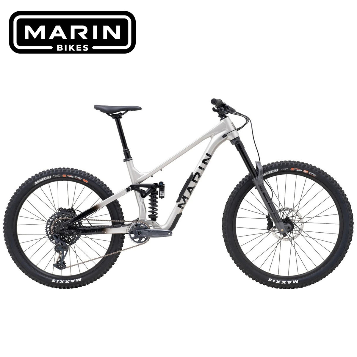 Marin Bikes Alpine Trail XR 2025 Mountain Bike - Silver Black